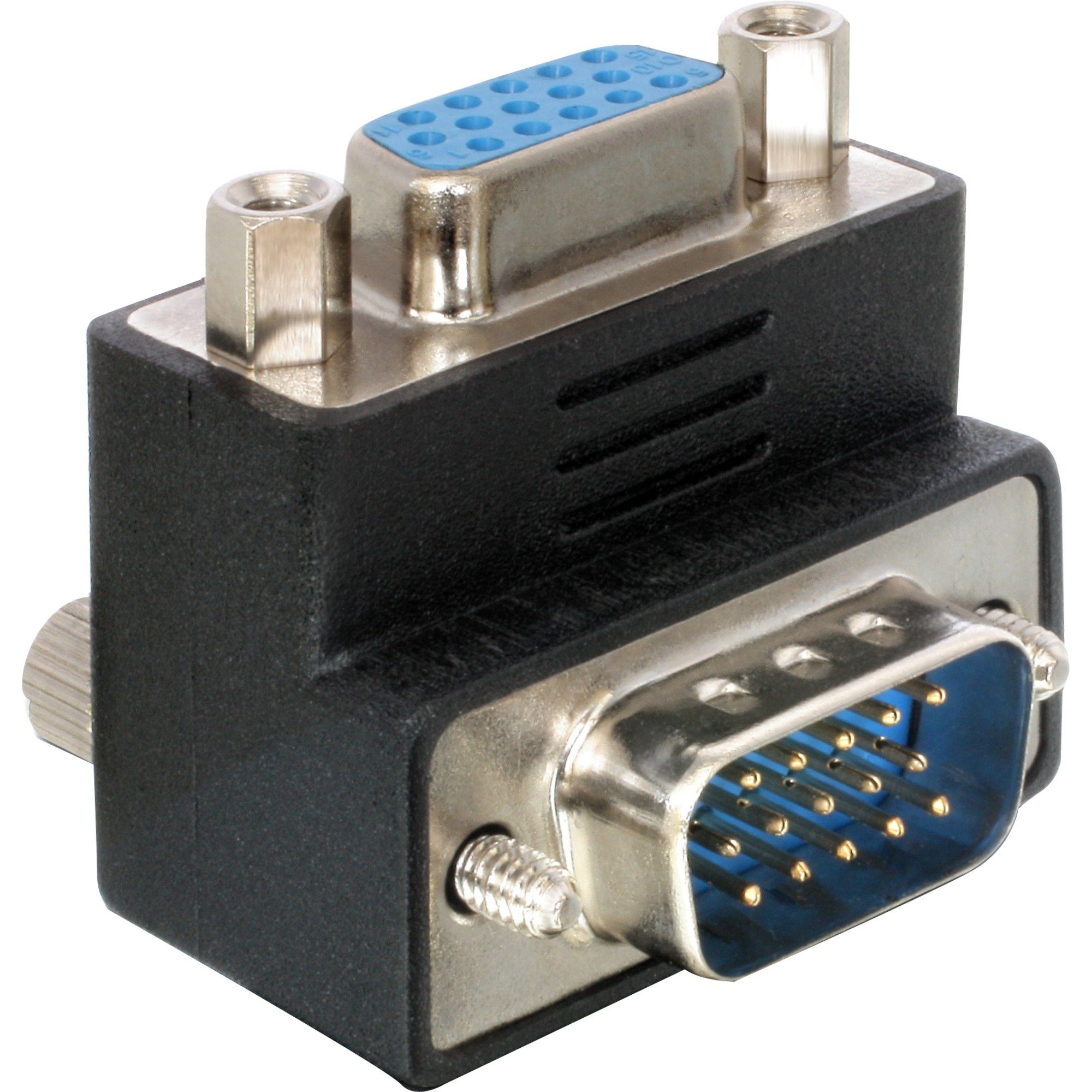 Delock DeLOCK Adapter VGA Stecker/Buchse 90° gewinkelt Adapter