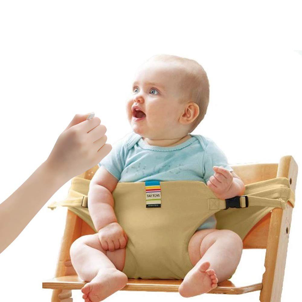 Jormftte Tragbarer Sicherheitsgurt für Hochstuhl,für Baby Stuhl-Sitzgurt Hochstuhl-Gurt khaki