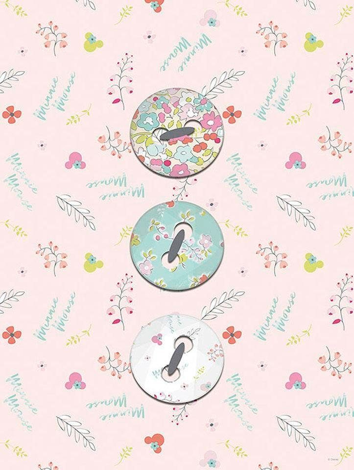 Komar Poster Minnie Mouse Buttons, Disney (1 St), Kinderzimmer, Schlafzimmer, Wohnzimmer | Poster