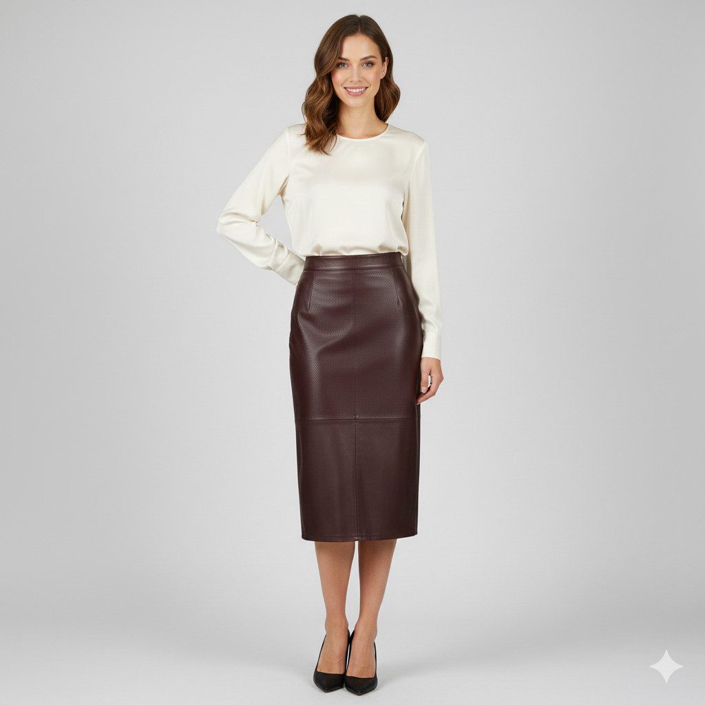 S&A Ledermoden Lederrock Stella günstig online kaufen