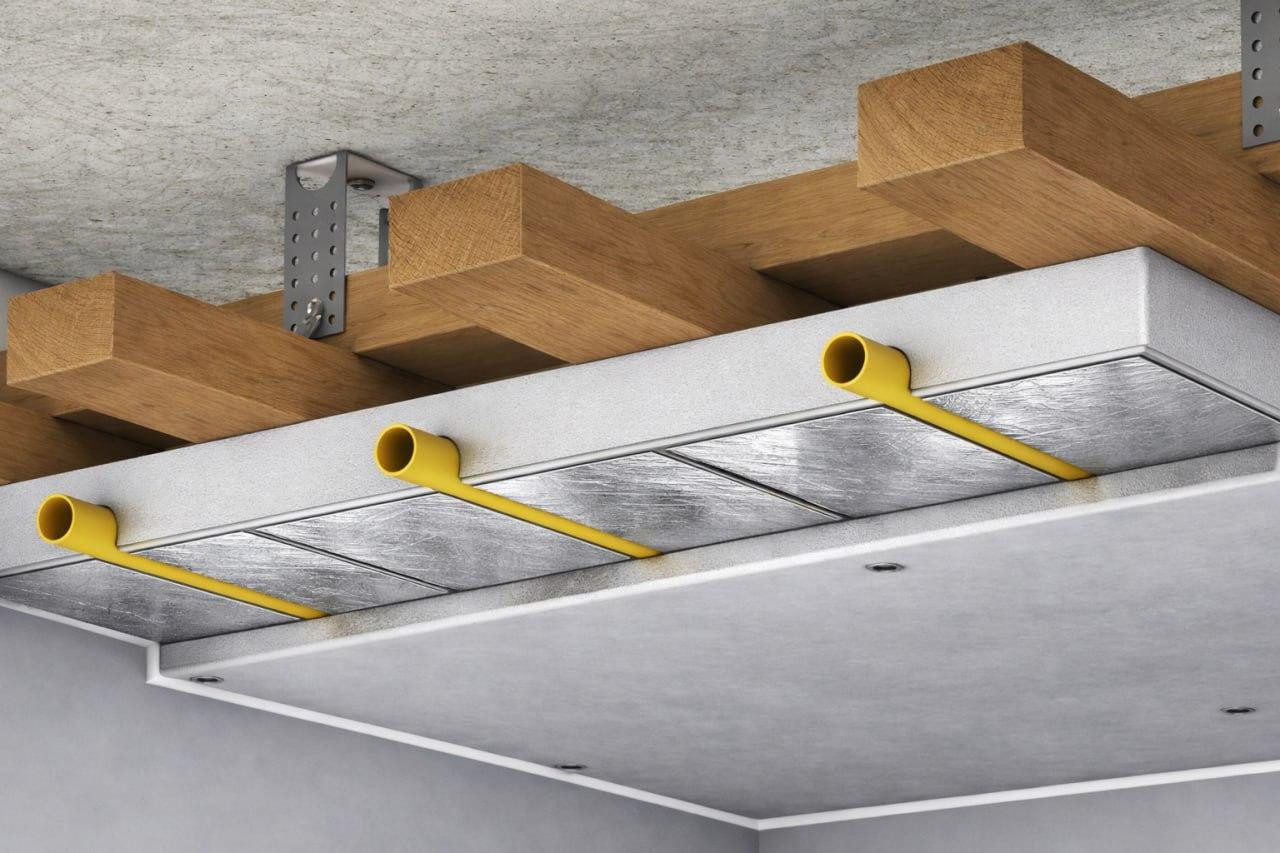 JVmoebel Fußbodenheizung XPS Deckenheizung Systemplatte 120x60 cm mit Aluminiumfolie