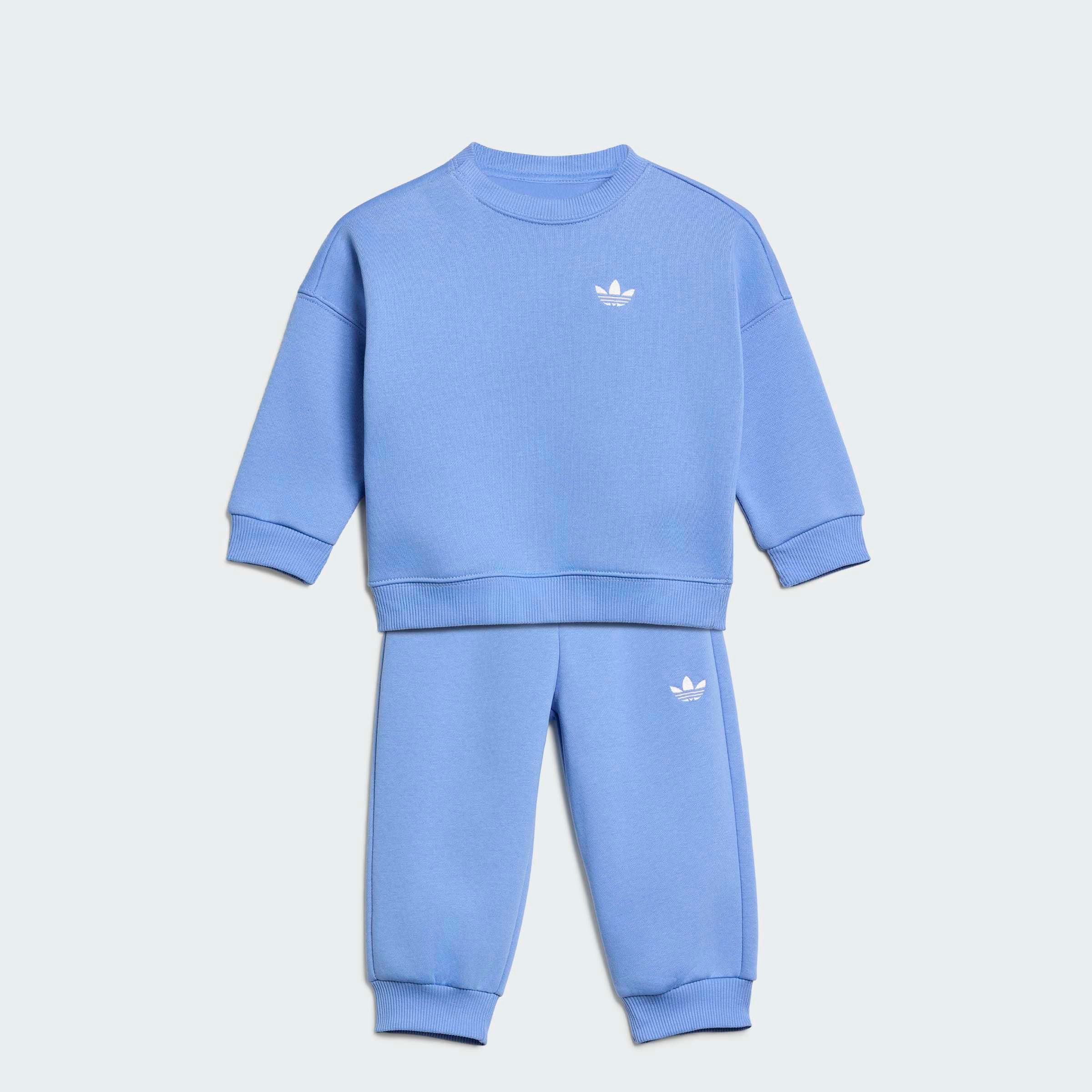 adidas Originals Trainingsanzug CREW JOG SET (2-tlg), für Babys, mit 2 Teilen, aus Baumwolle