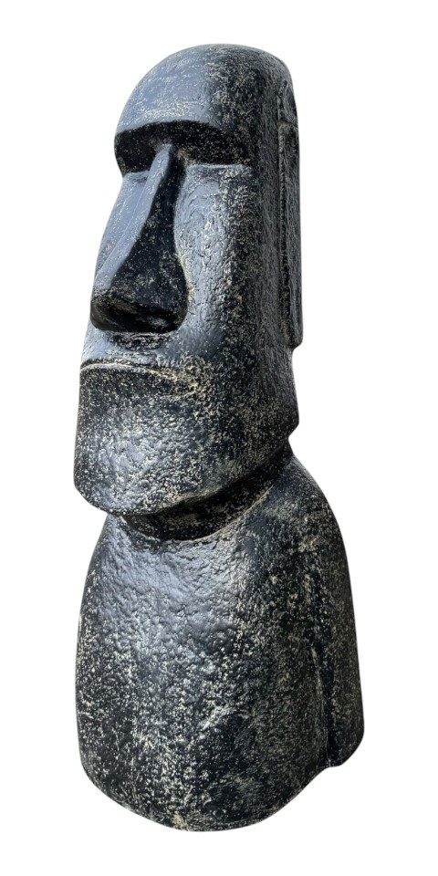 FaHome Gartenfigur Rapa NUI Moai Statue, Skulptur Garten Lavasand-Steingemi günstig online kaufen