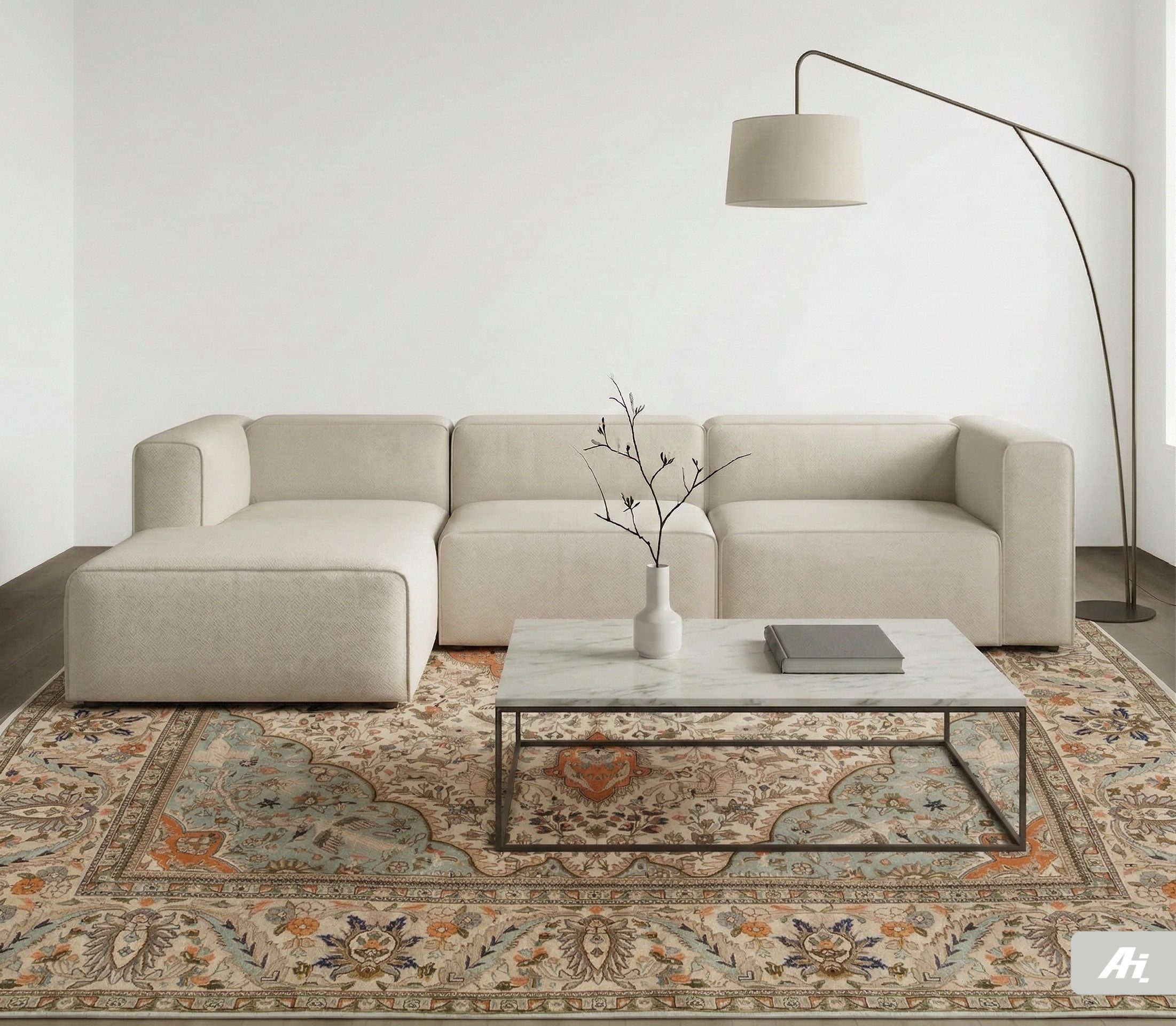 Carpet Avenue Teppich Tabriz Tabatabai Patina 364x273, Rechteck, Höhe: 7 mm