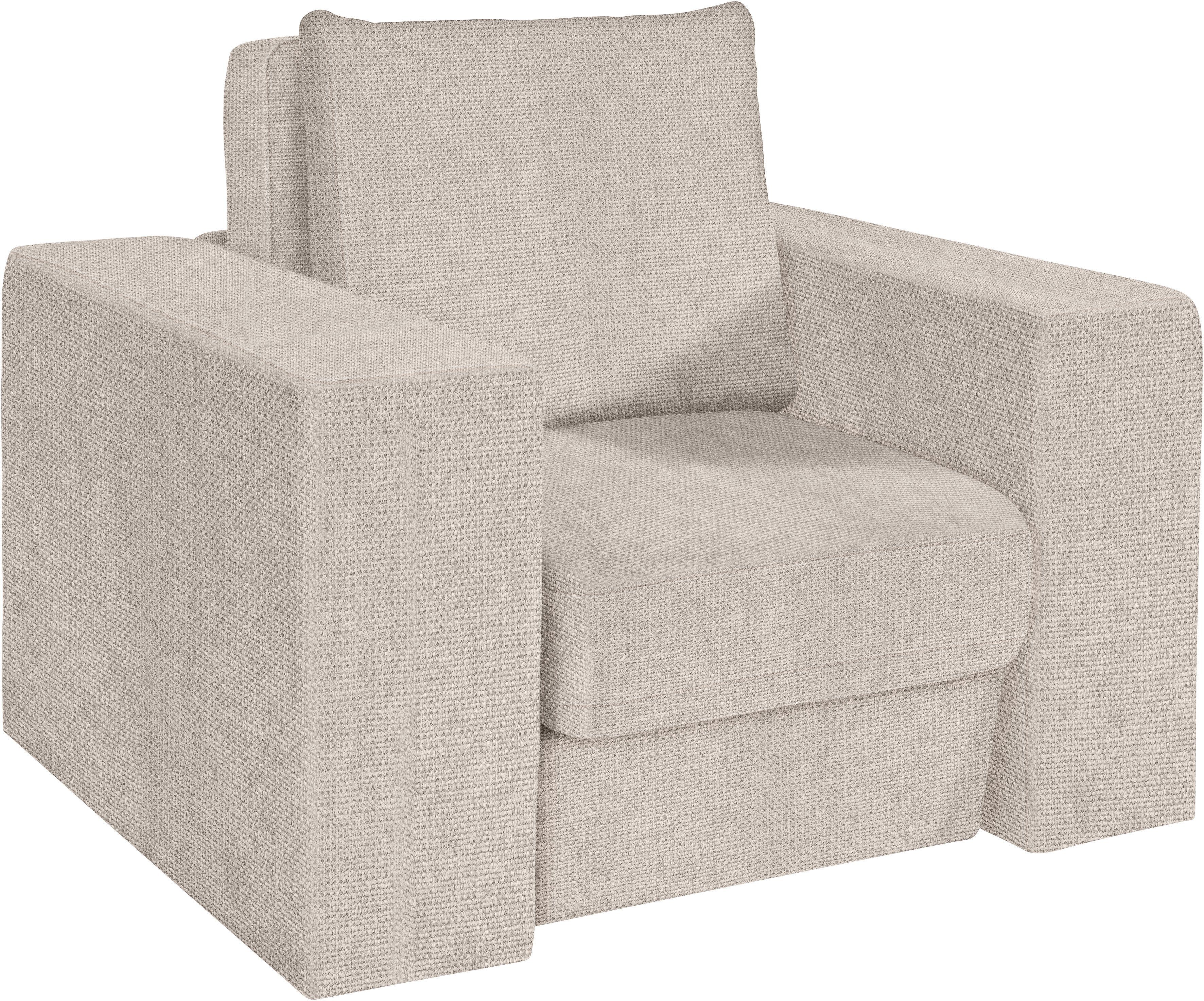 LOOKS by Wolfgang Joop Sessel Looksv, Verwandlungssessel: aus Sessel wird Sessel mit Hocker