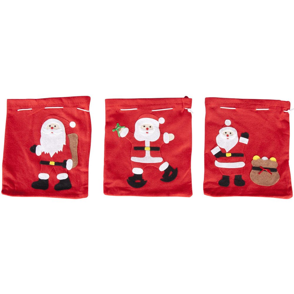 MICA Geschenkbox Nikolaussäckchen - Weihnachtsmann - ca. 23 x 25 cm - 1 Stück