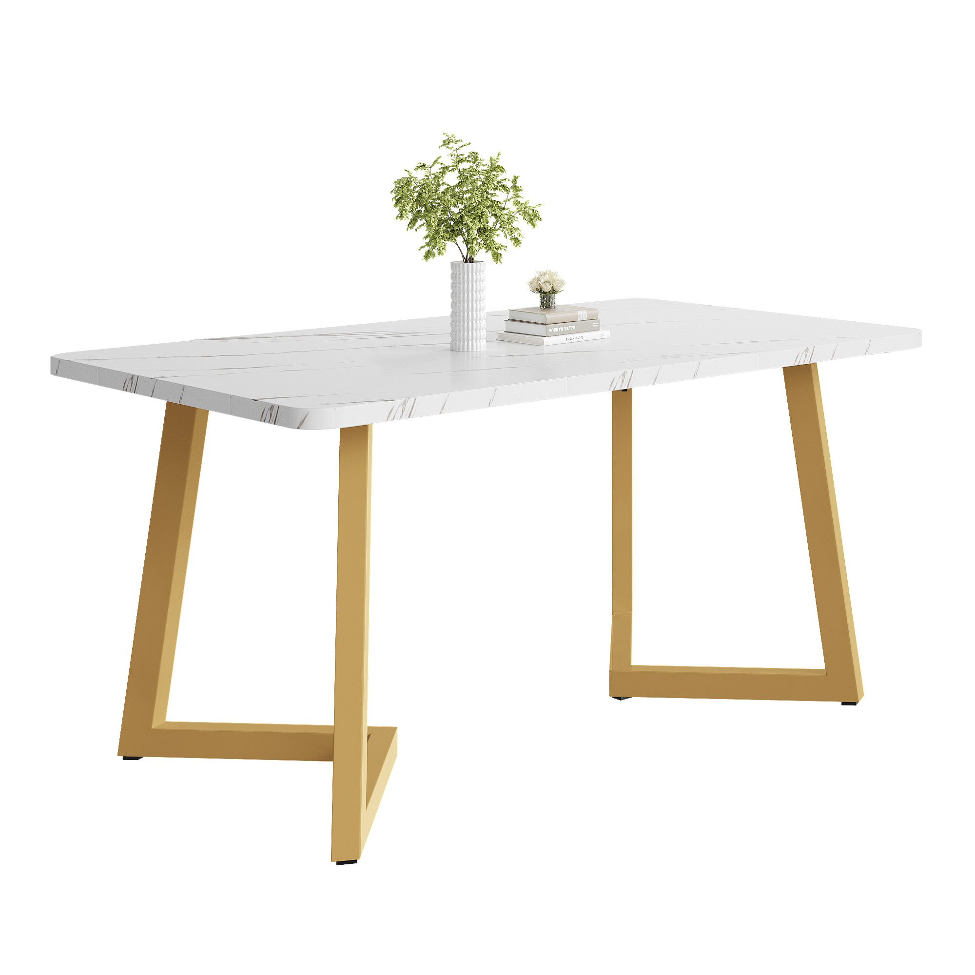 MC Star Esstisch 117x68cm Esstisch, (1-St) (Gestell aus Metall Rechteckiger günstig online kaufen