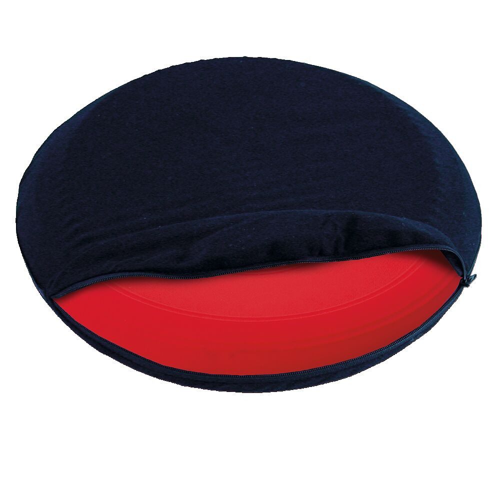 Togu Balancetrainer Dynair Ballkissen mit Bezug, Samtig-glatte Oberfläche auf einer Seite