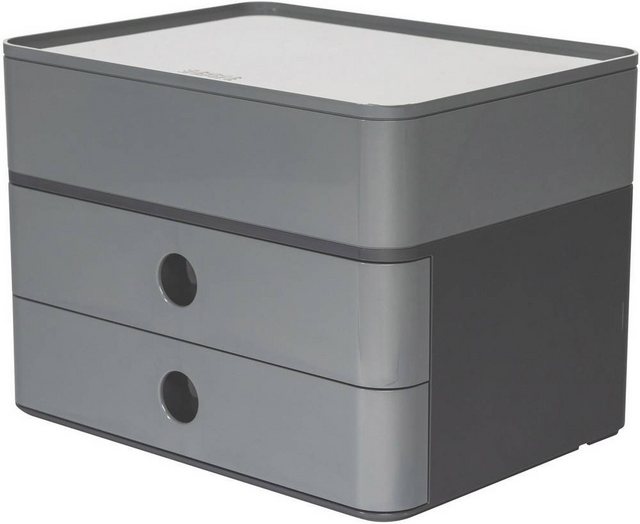 HAN Schubladenbox HAN SMART-BOX PLUS ALLISON 1100-19 Schubladenbox Schwarz, Grau, Weiß