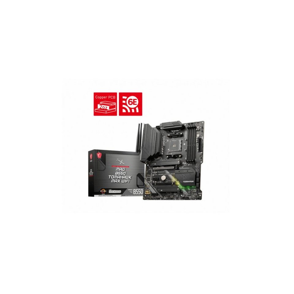 MSI MAG B550 TOMAHAWK MAX WIFI Mainboard LED-Beleuchtung, RAM-Speicher  max.: 128 GB