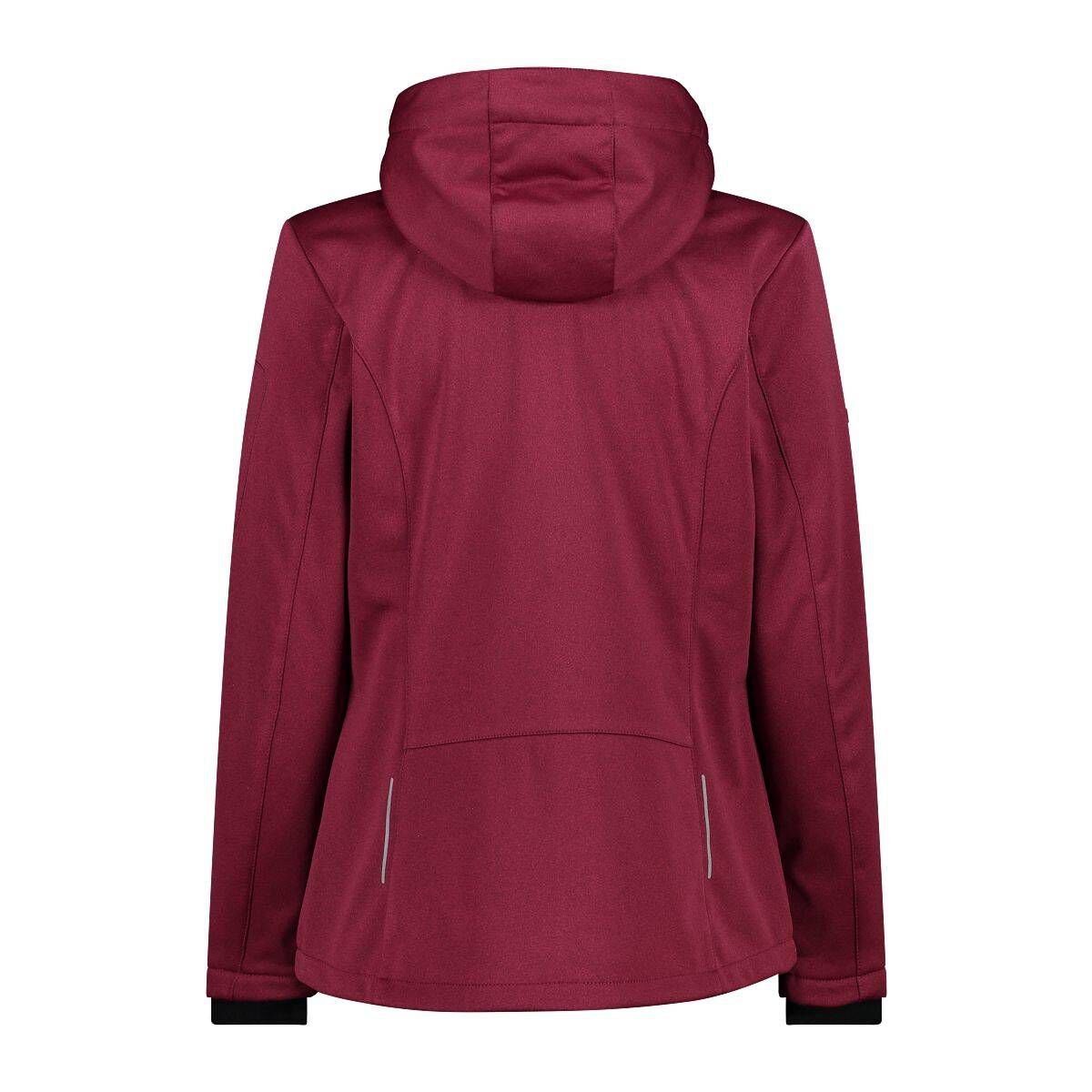 CMP Softshelljacke Damen Outdoorjacke "Woman Zip Hood" Jacket (1-St) (315) pink
