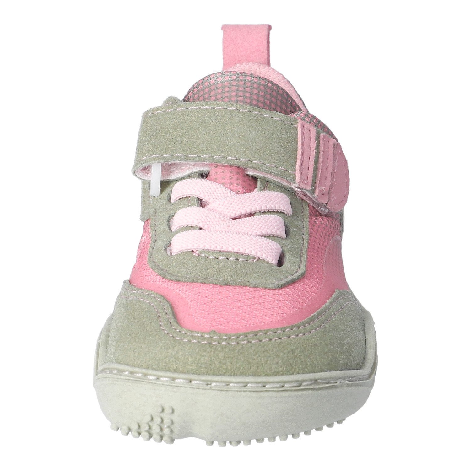 qnuffs Fichte Barfußschuh Klettschuh, Sneaker, Halbschuh mit Kontrastbesätzen – Bild 5 von 5