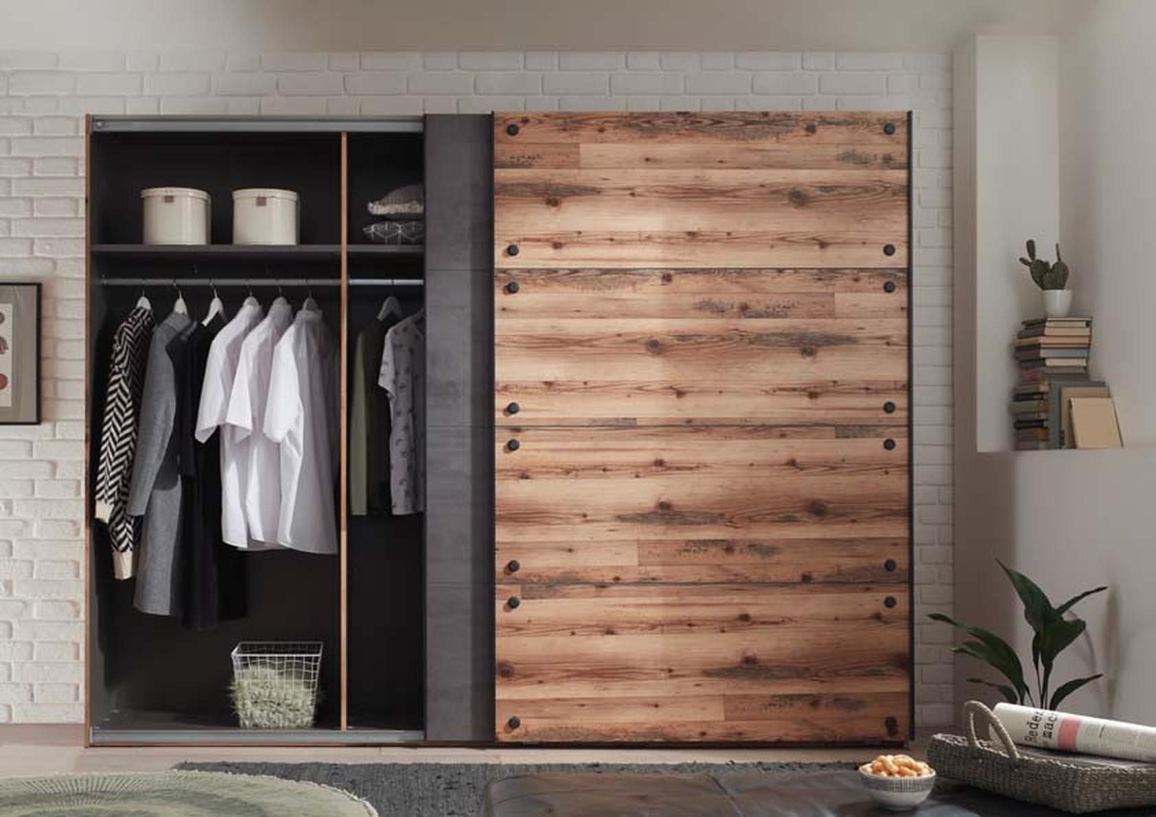 Pol-Power Kleiderschrank 270 x 210 x 60 cm (B/H/T)