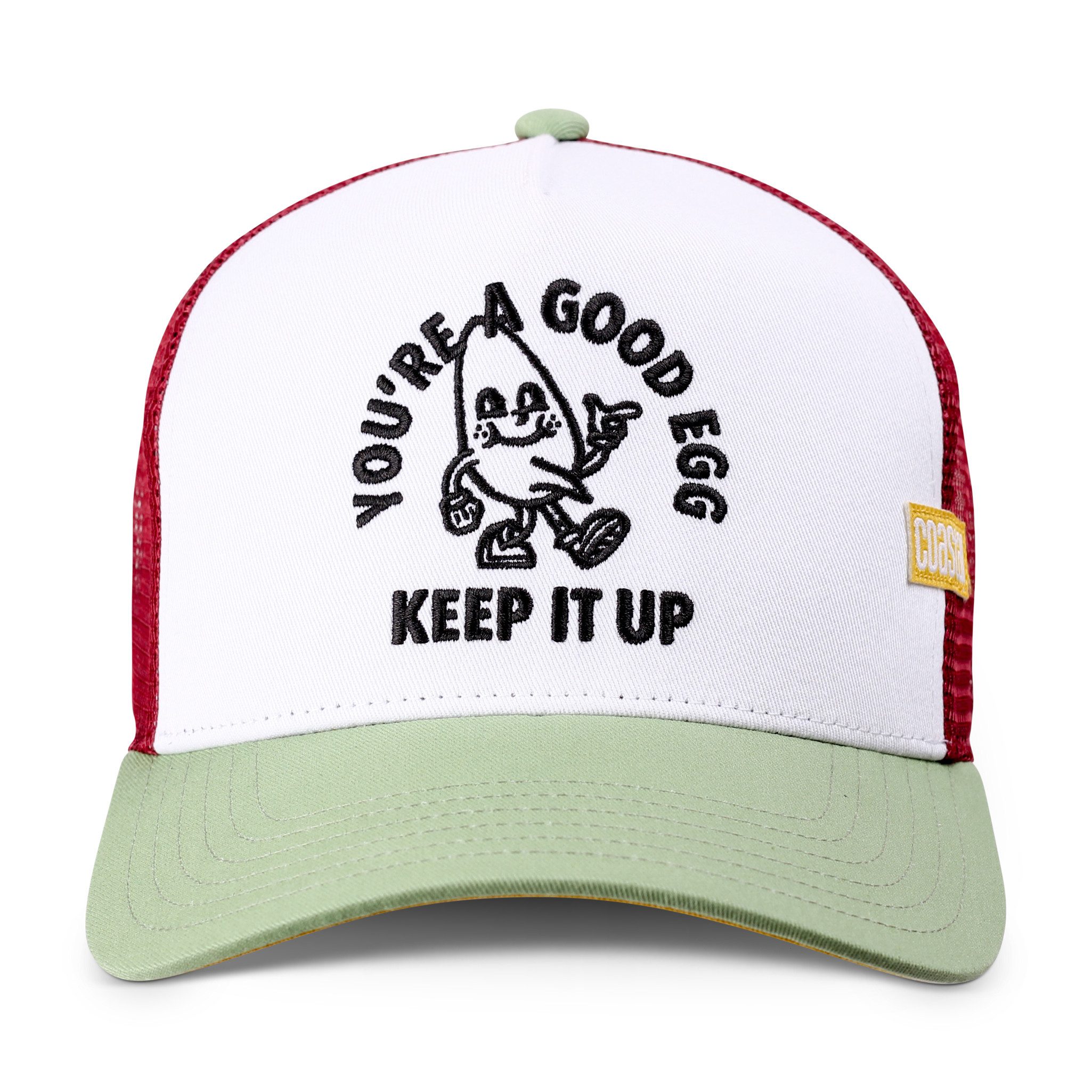 Trucker Cap Coastal HFT Good Egg Trucker Cap White/Green