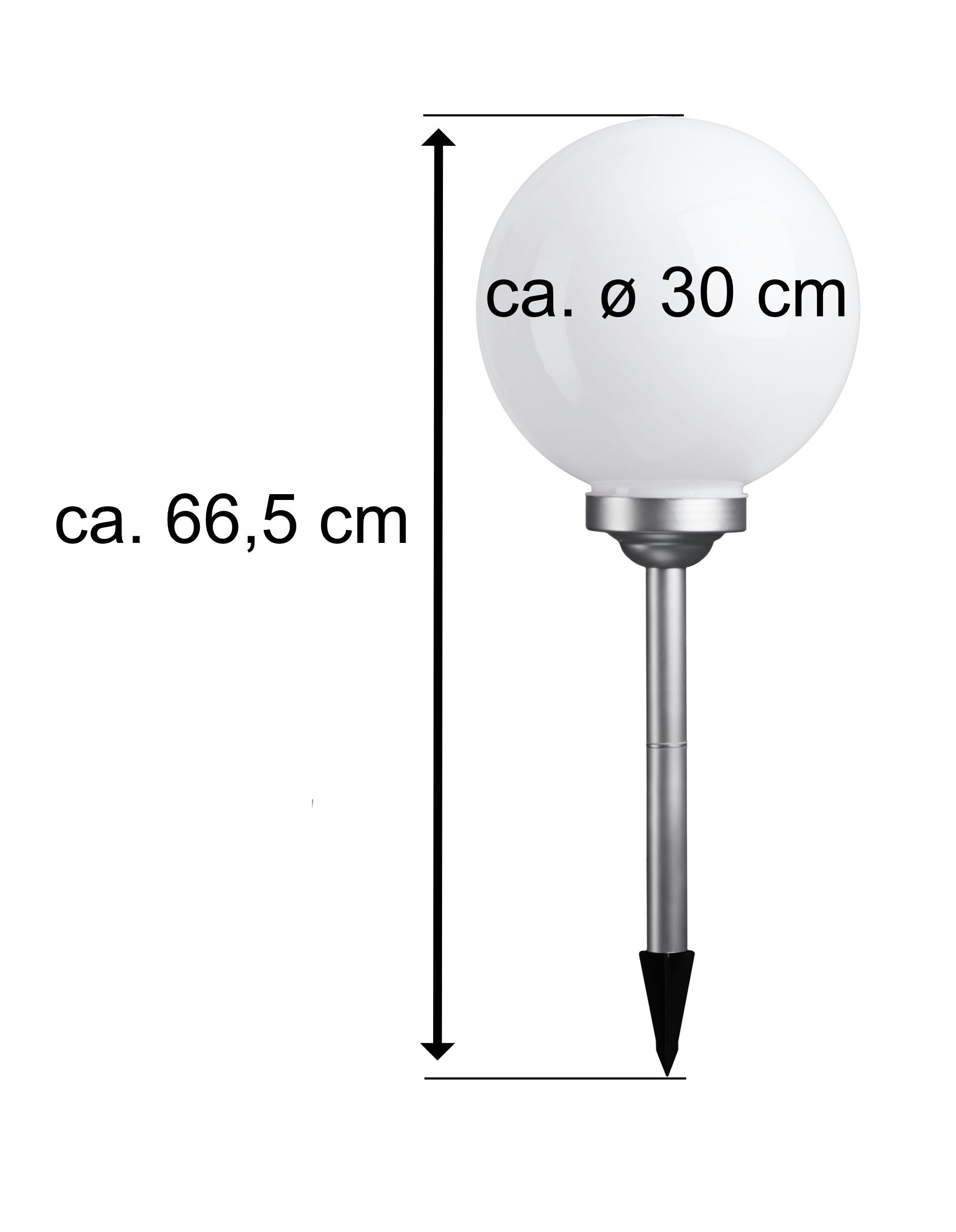 kamelshopping LED Solarleuchte Solar Kugelleuchte / Gartenkugel für Aussen günstig online kaufen