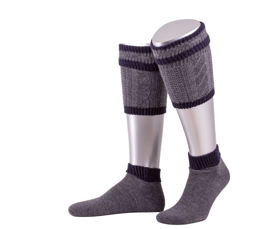 Lusana Trachtensocken 2-teiliges Loferl-Set - d.graun/marine günstig online kaufen