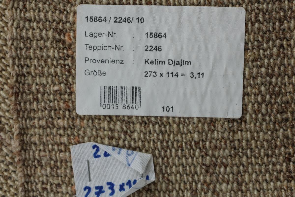 Trading, Fars Kelim mm Handgewebter 114x273 / Perserteppich, Orientteppich Höhe: Antik Nain rechteckig, 4 Orientteppich