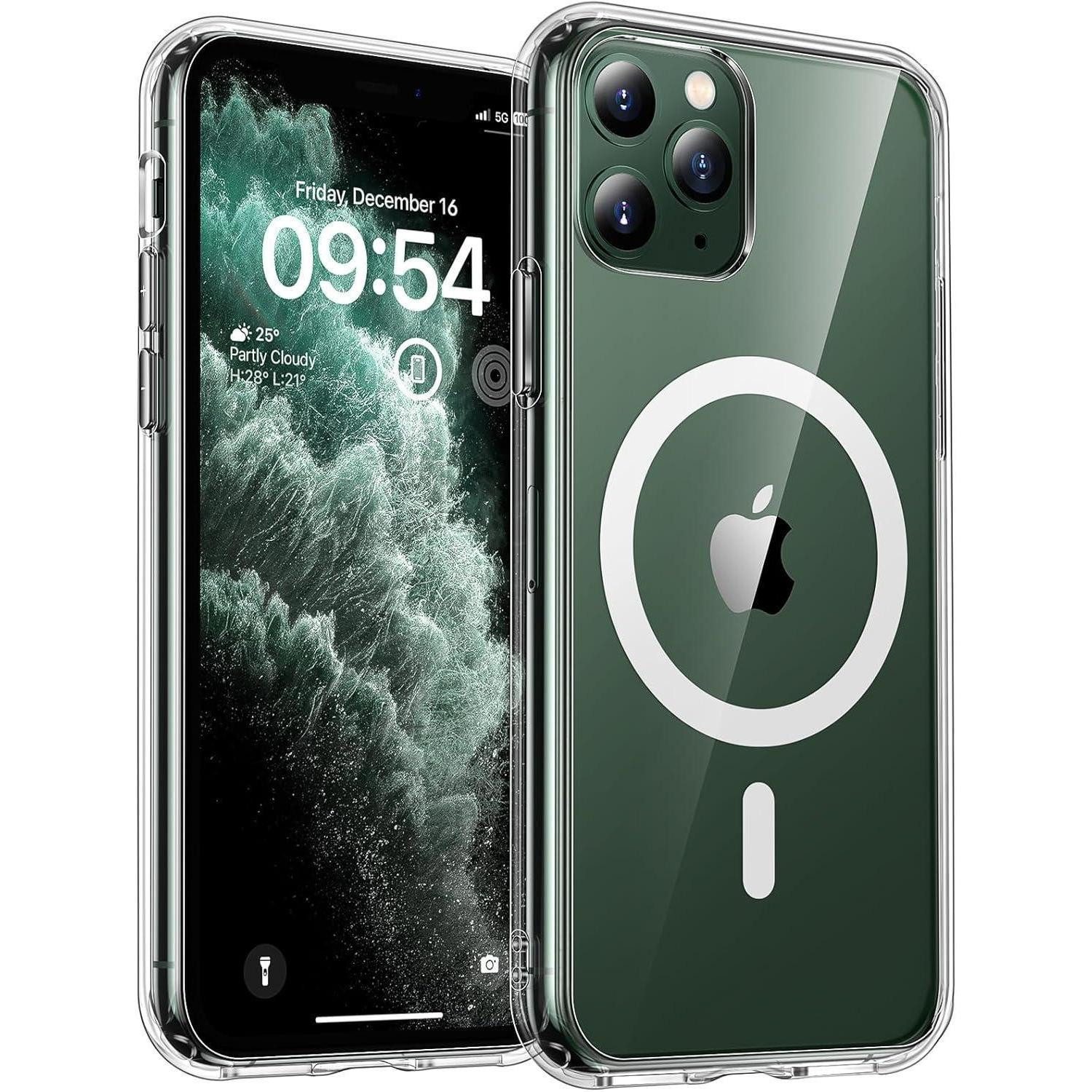 LuxusKollektion Handyhülle iPhone 11 Pro Hülle transparent Magsafe Hülle