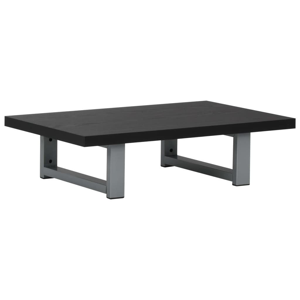 vidaXL Badezimmer-Set Badmöbel Schwarz 60×40×16,3 cm, günstig online kaufen