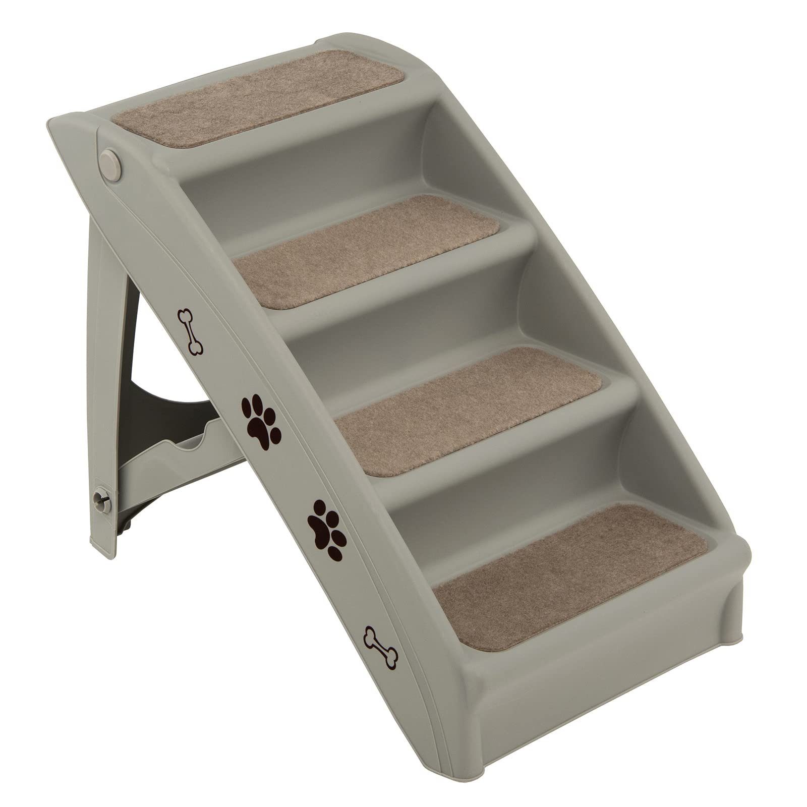 COSTWAY Haustiertreppe, 4-stufige, mit additional support Panel günstig online kaufen