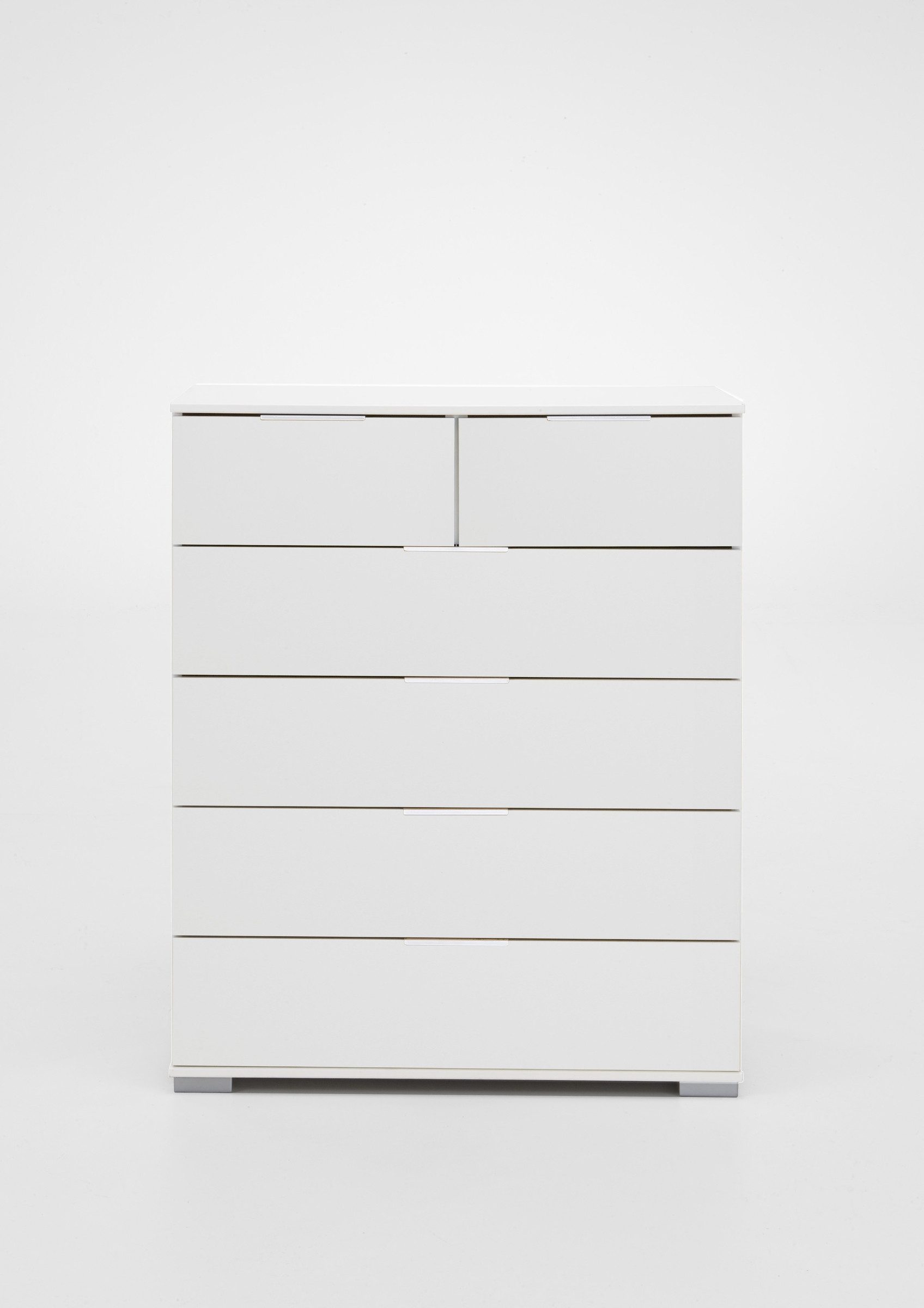 freiraum Schubkastenkommode Easy Plus Kommoden (BxHxT: 82x102x42 cm), in weiß mit 6 Schubladen