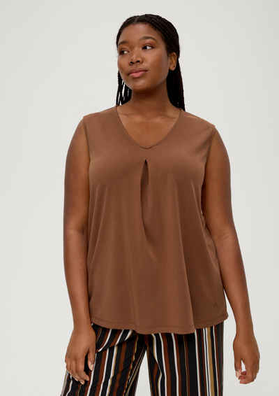 TRIANGLE Shirttop Top aus Modalmix Logo