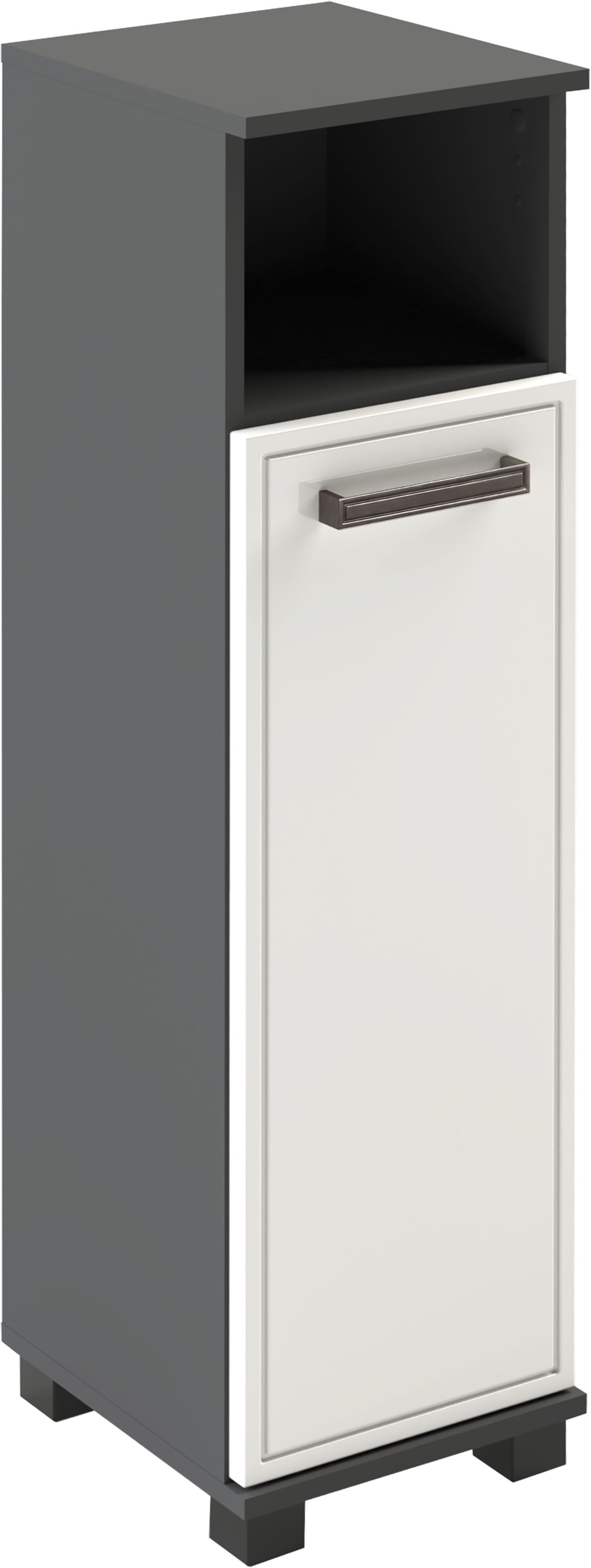 Schildmeyer Midischrank ADANA Unterschrank, Höhe 110,5 cm, 1 Tür, MADE IN GERMANY (1-St) tiefgezogene MDF-Fronten - umlaufende Rahmenprägung, MADE IN GERMANY