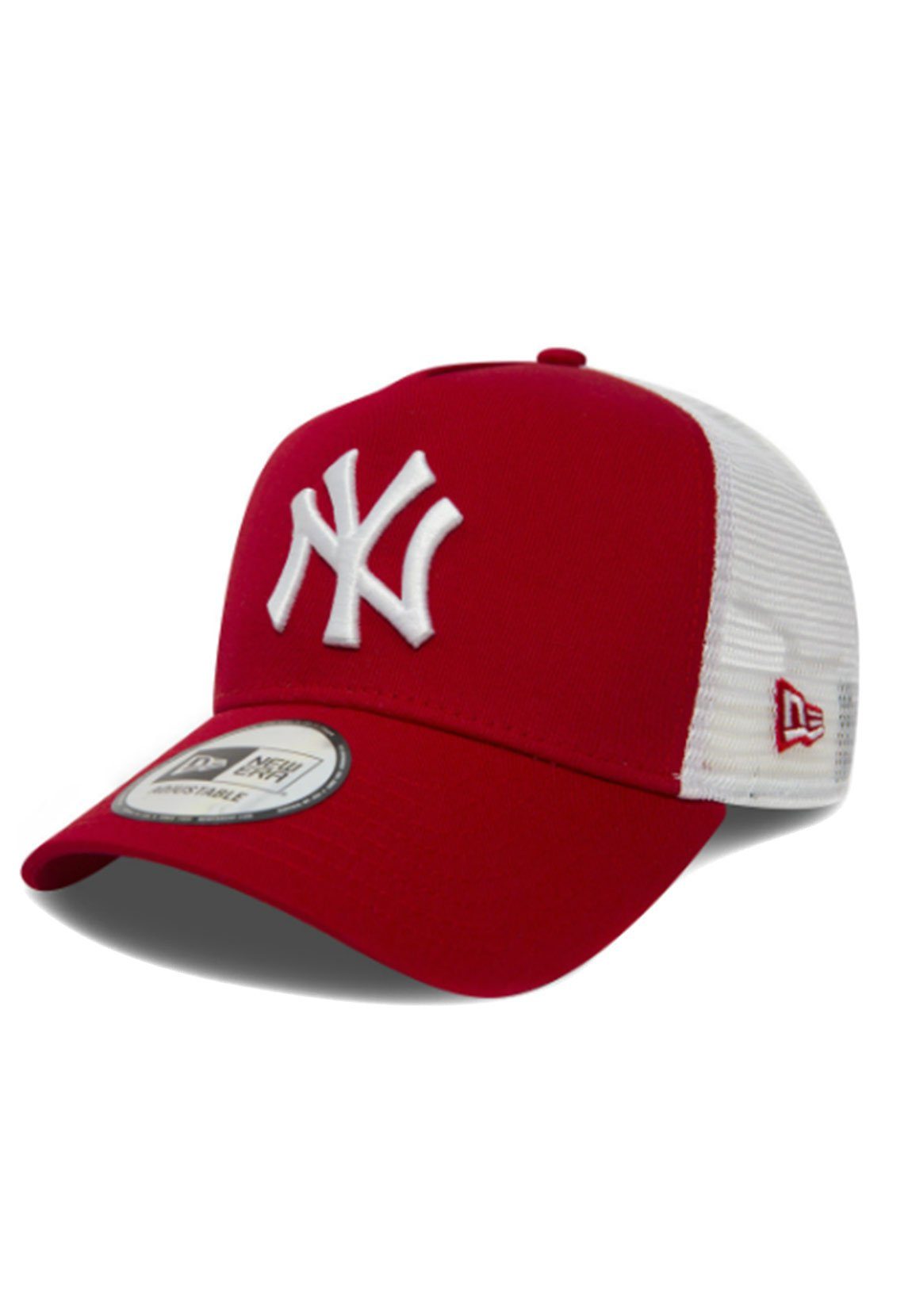 New YANKEES New Cap Era Cap White Red Adjustable NY Clean Era 2 Trucker Trucker Rot