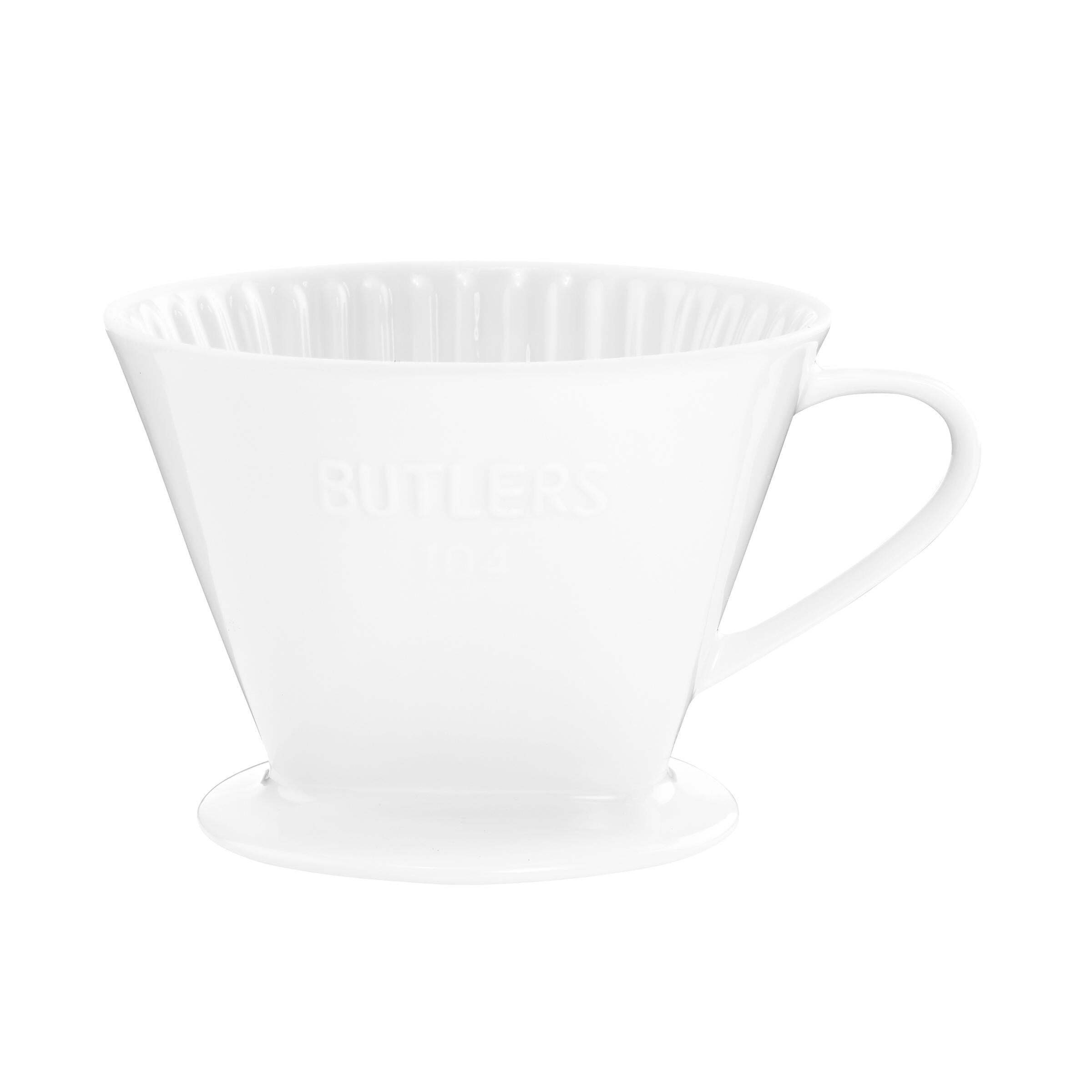 Größe BUTLERS Filterkaffeemaschine 104 Kaffeefilter TRADITIONAL