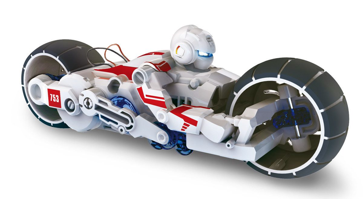 SOL-EXPERT group Modellbausatz Motorrad mit ökologischem Salzwasserantrieb, Bausatz