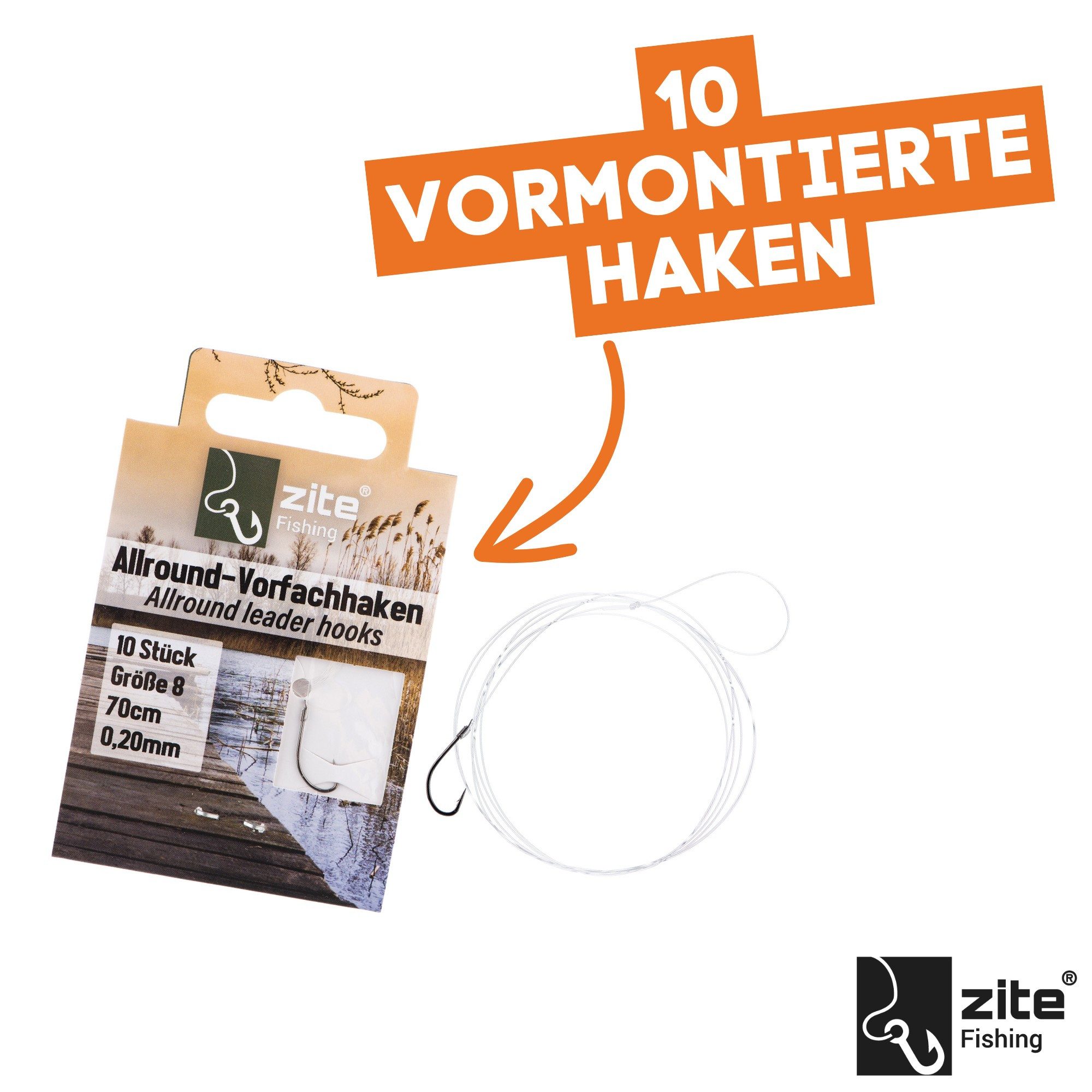 Zite Angelkoffer befüllt mit Zubehör Vorfachhaken, Blei, Posen & mehr Grundausstattung