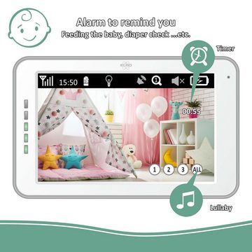 Elro Video-Babyphone »BC3000-2«, Royaler HD XL Monitor, App, VOX und Gegensprechfunktion