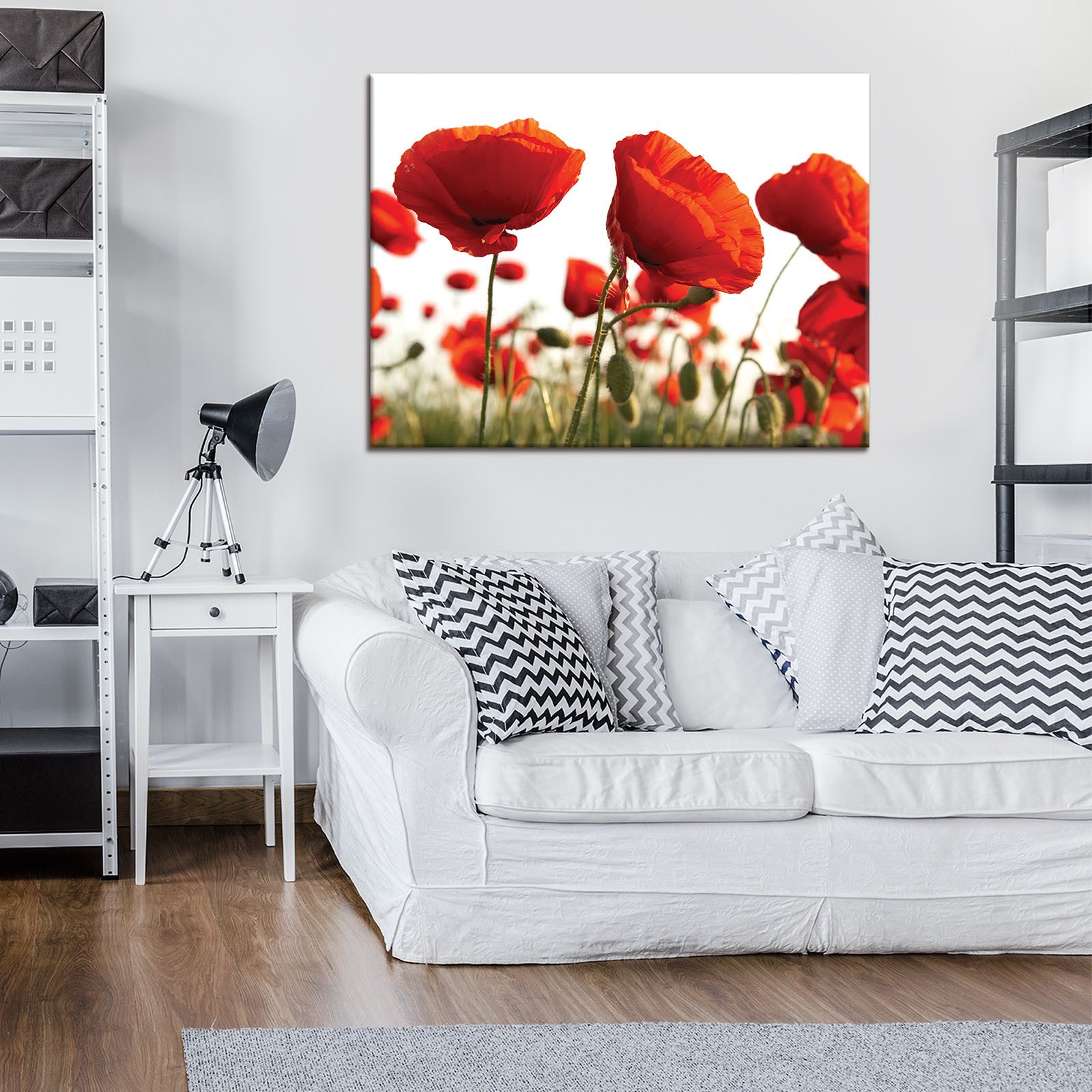 Wallarena Leinwandbild Blumen Schlafzimmer Bilder Wanddekoration günstig online kaufen