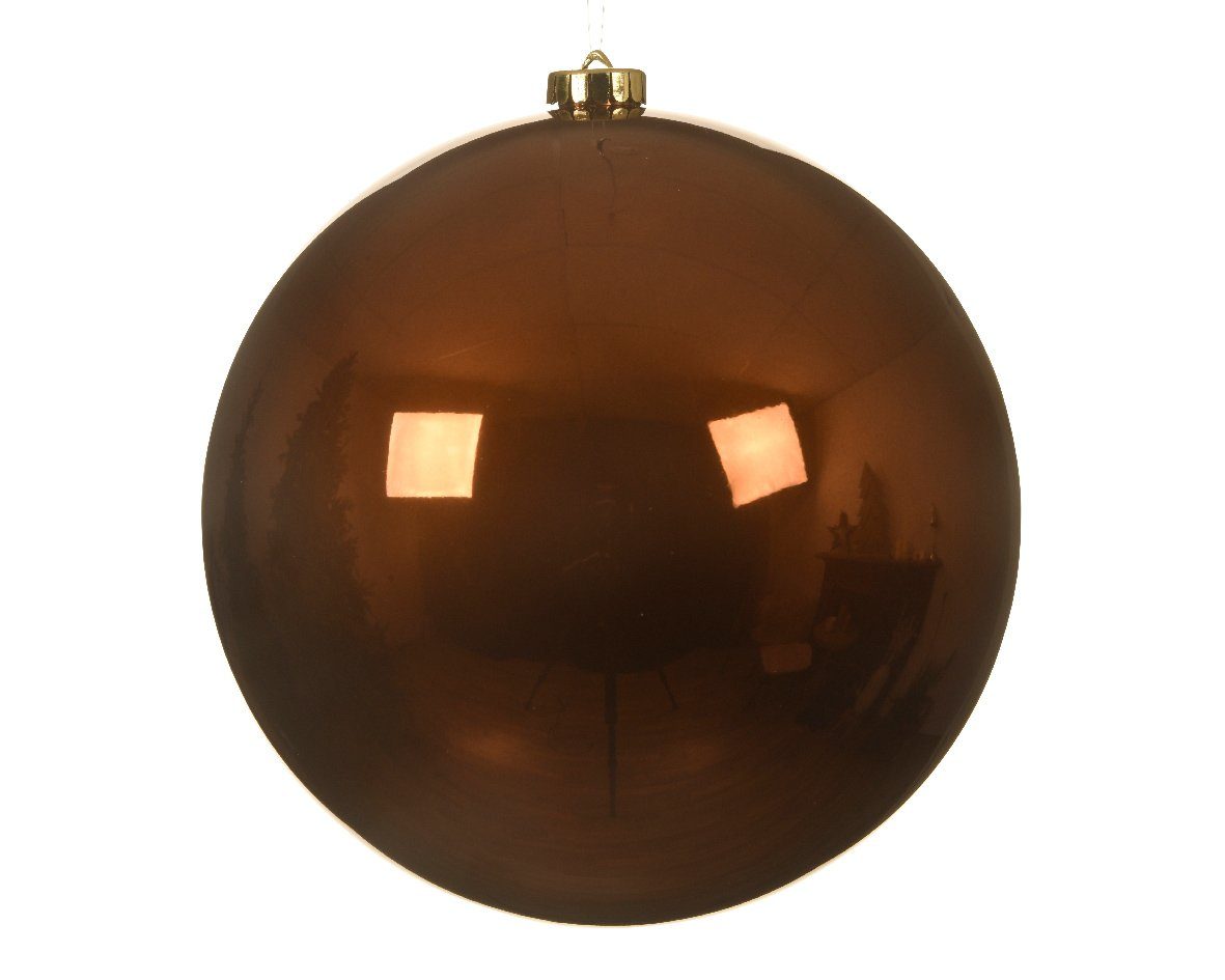 Zimt 20cm Decoris Weihnachtsbaumkugel, Kunststoff decorations - Weihnachtskugeln Stück season 1