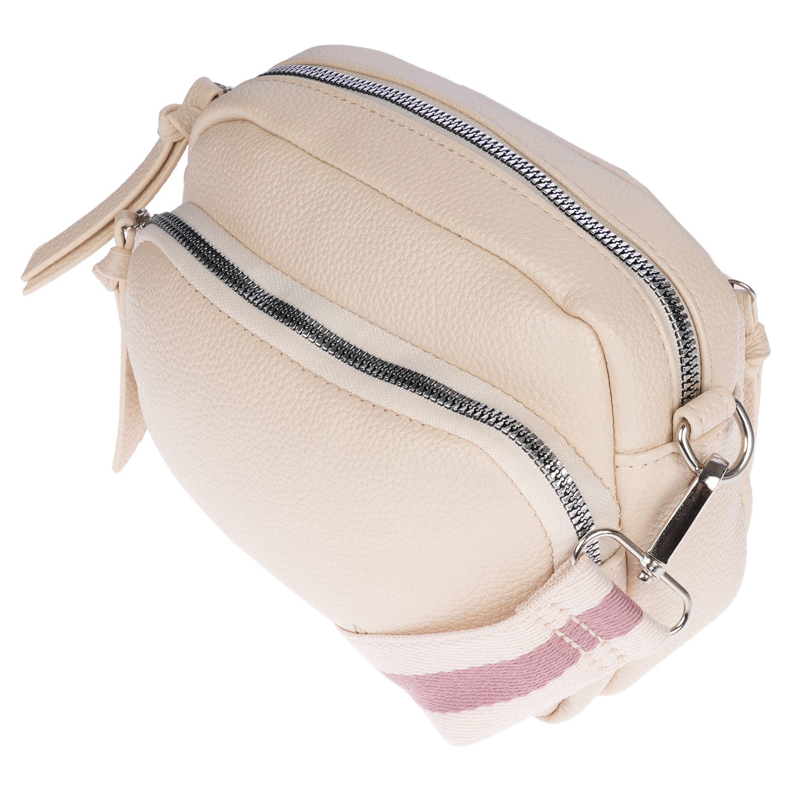 Christian Wippermann Handgelenktasche Damen Leder Optik Umhängetasche Tasche (1 tlg), trageriemen ist abnehmbar