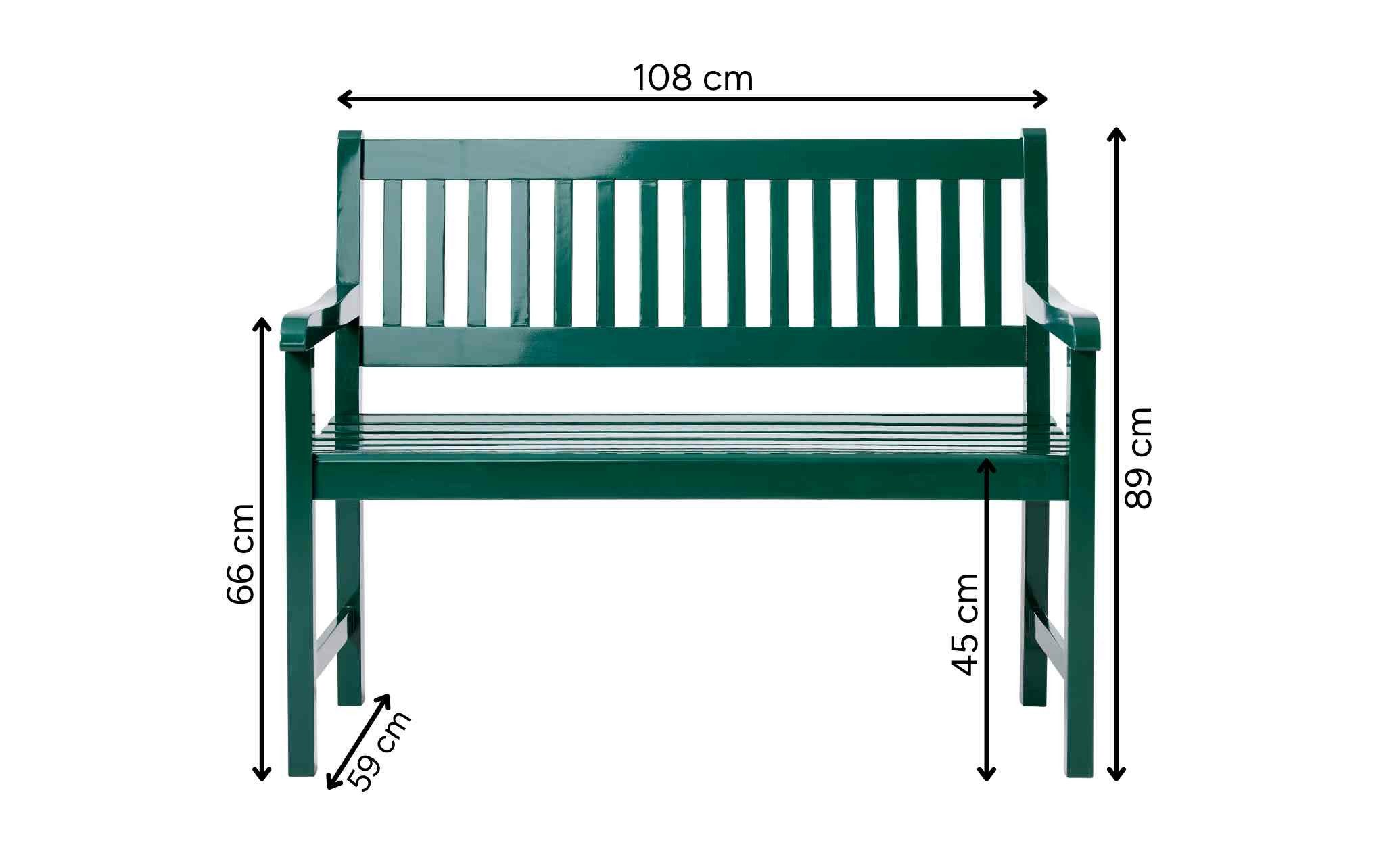 Cinas Sitzbank Brighton (1-St), Harmonische Gestaltung, funktionaler Nutzen, dezentes Finish