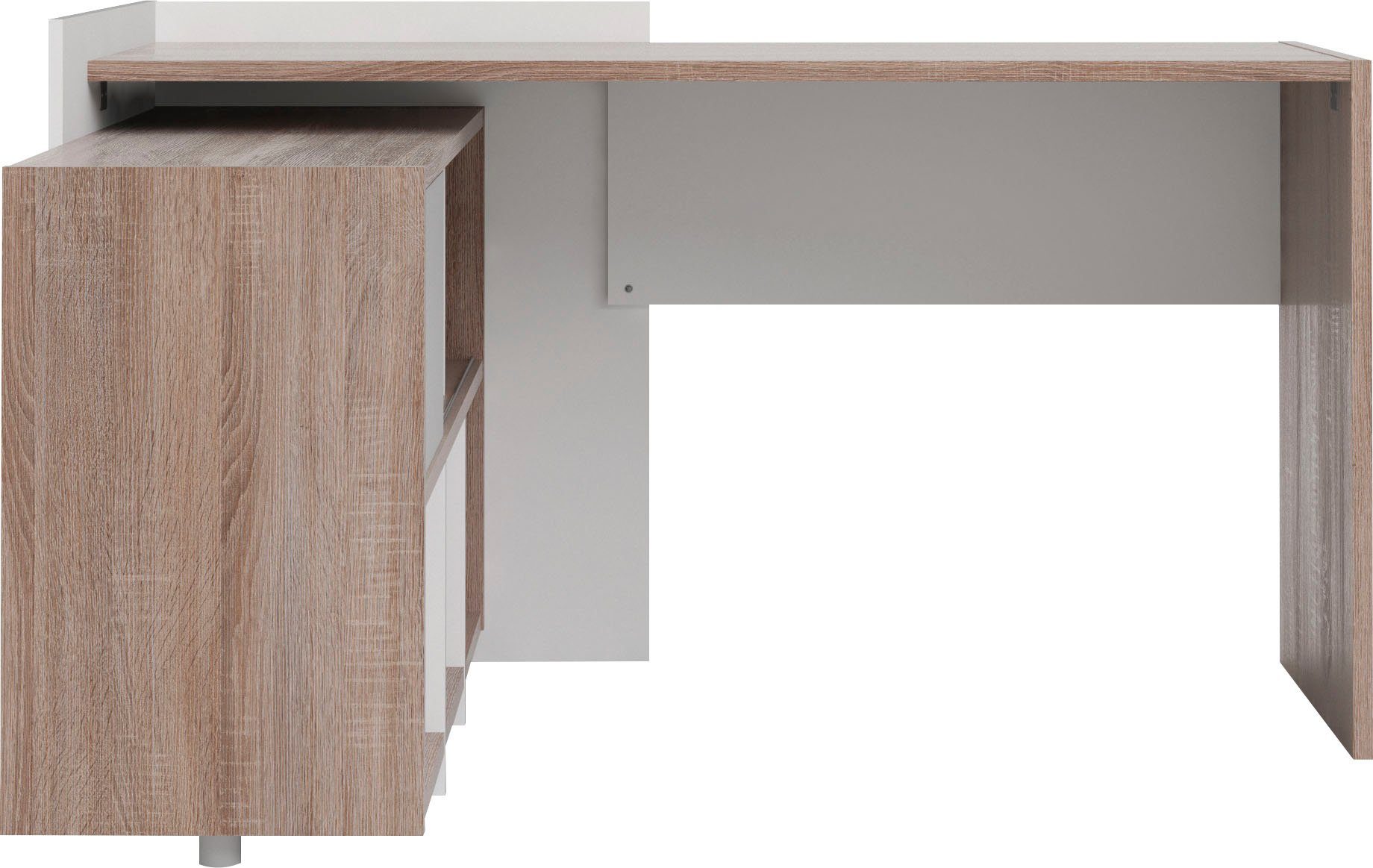 Home affaire Regal-Schreibtisch Plus, mit zeitloses Design Stauraummöglichkeiten, vielen