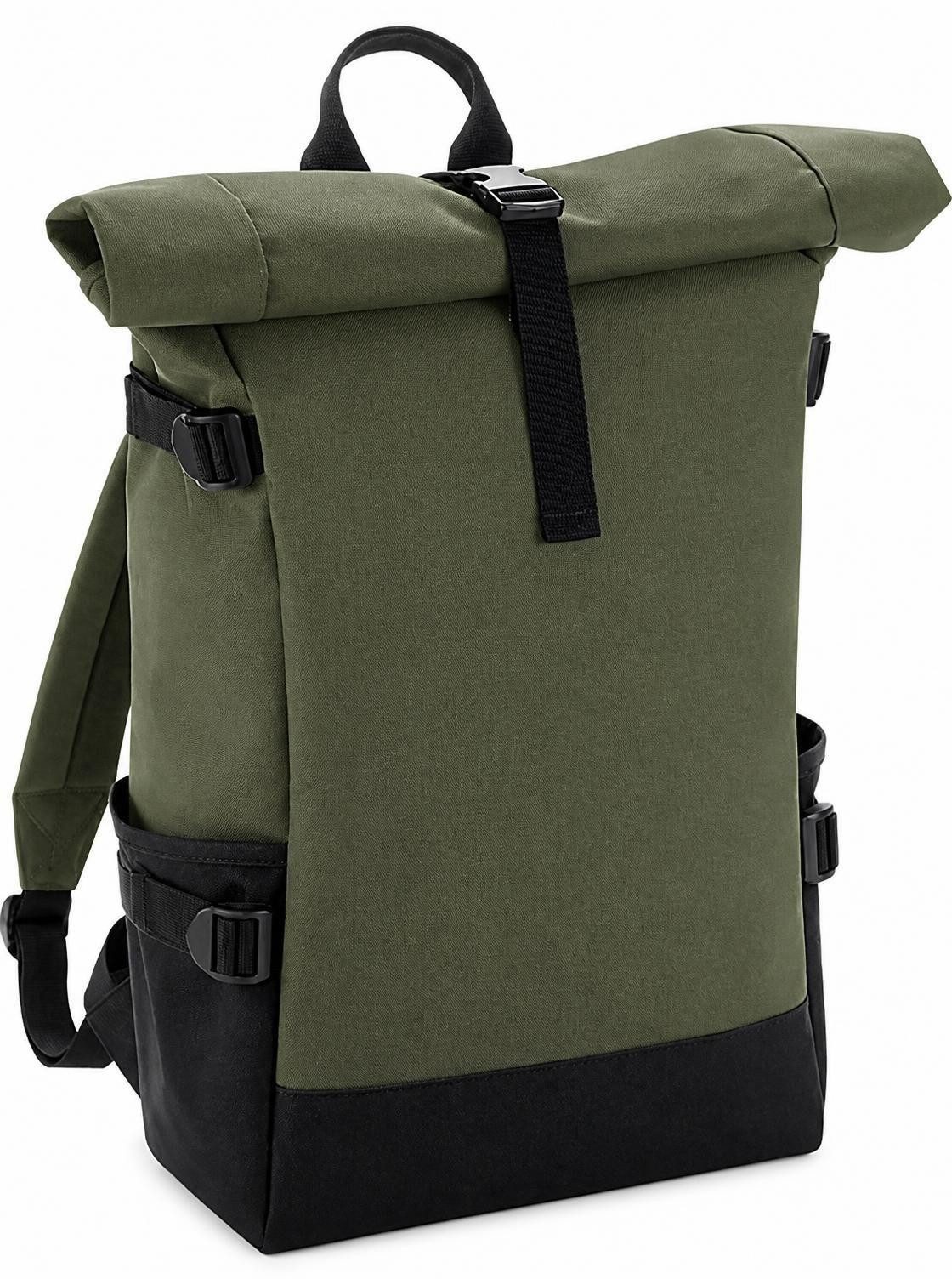 BagBase Laptoprucksack Rucksack Block Roll-Top, 28 x 48 x 15 cm