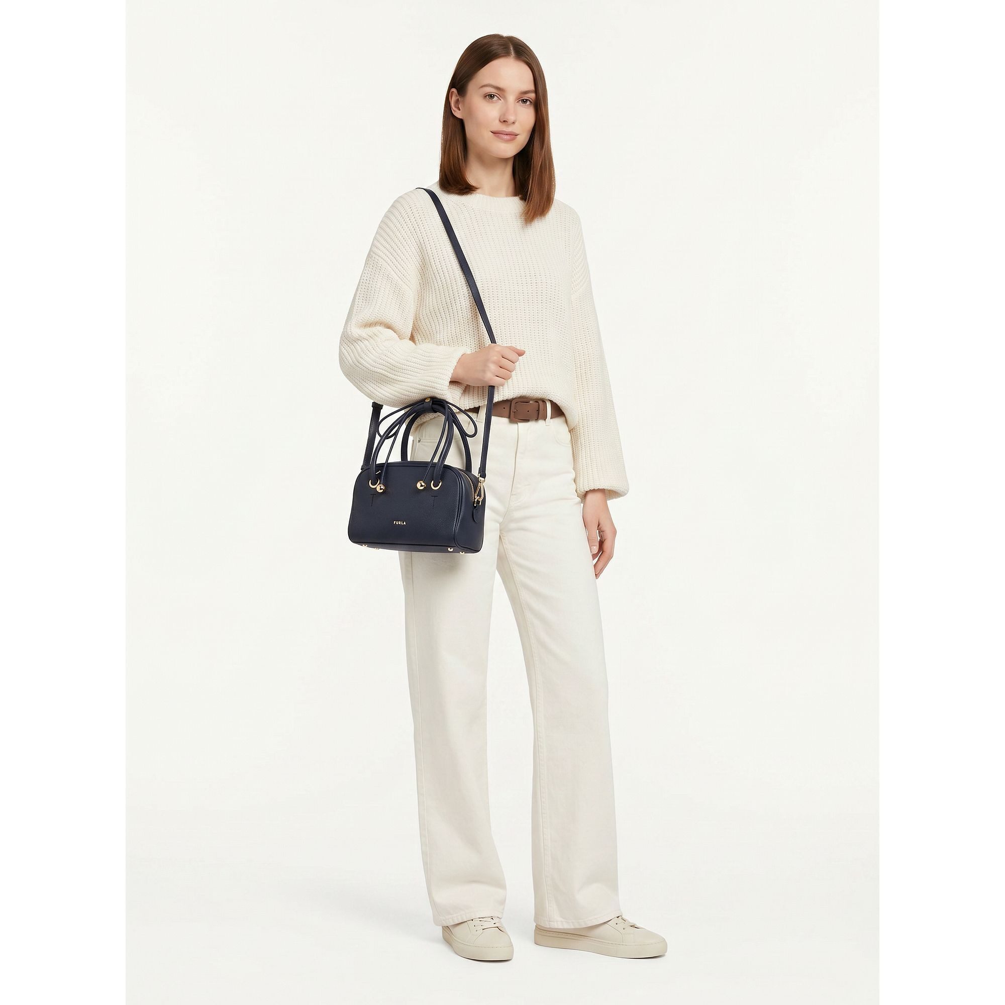 Furla Henkeltasche Poppy, Leder
