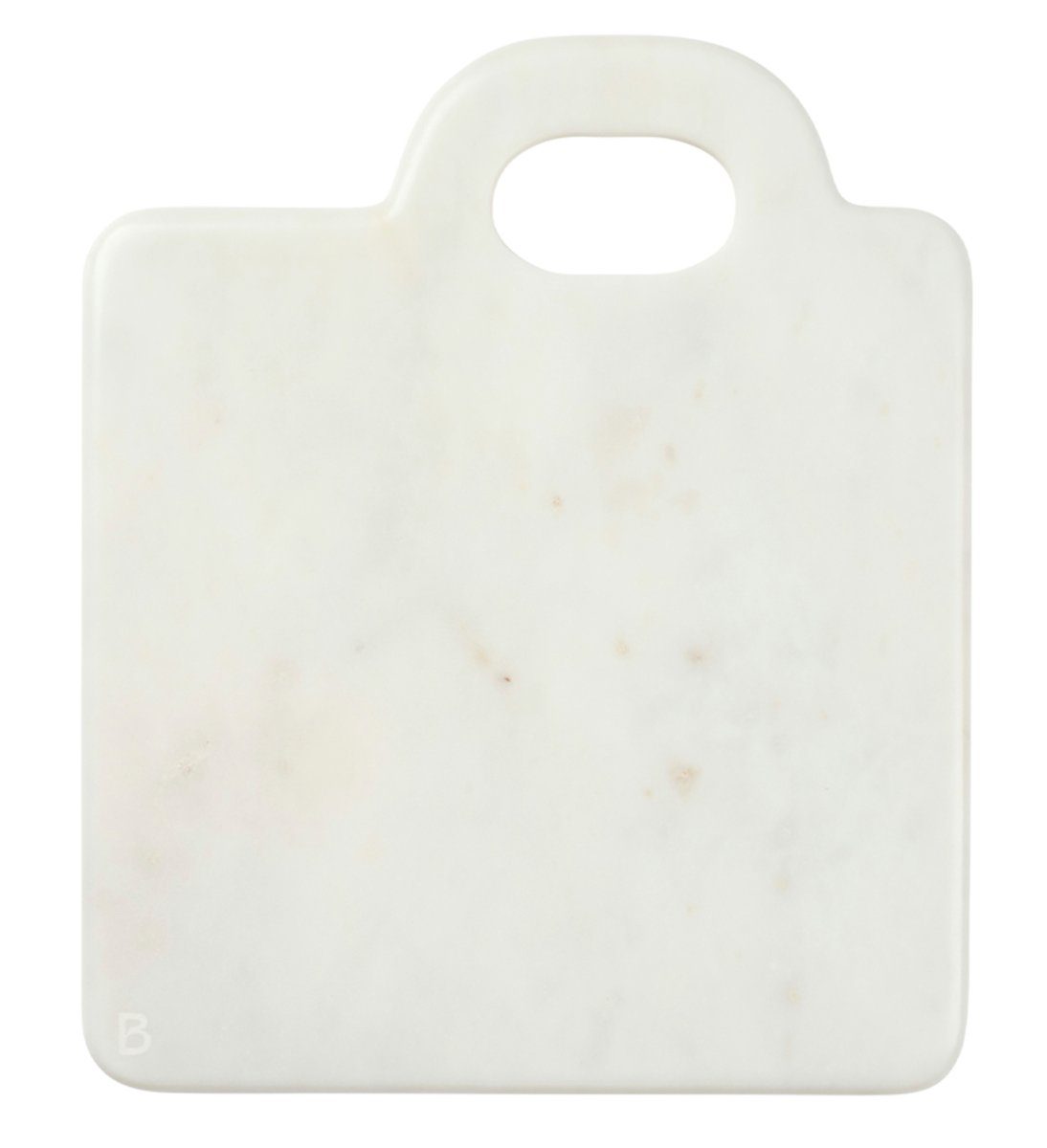 Broste Copenhagen Schneidebrett Olina Schneidebrett white marmor 26x30cm, Marmor, (Schneidebretter), Olina Schneidebrett