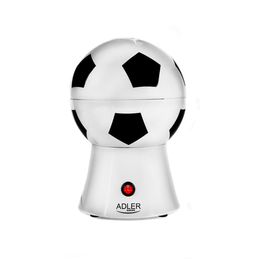 Adler Popcornmaschine AD 4479 Popcorn-Maker, Popcorn-Maschine Fußball Heißluft ölfreie fettfreie Zubereitung