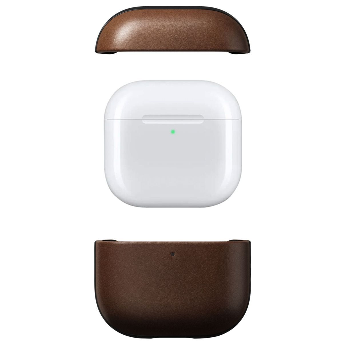 Nomad Smartphone-Hülle Modern Leather Case Airpods 4 Brown