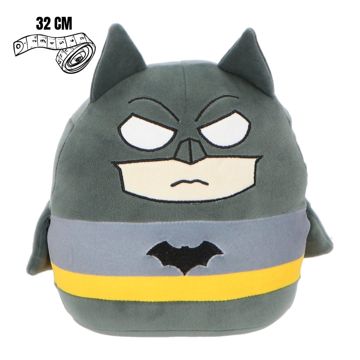 Textiel Trade B.V. Plüschfigur Batman 32 cm – weiches Squishy Spielzeug im Superhelden-Design