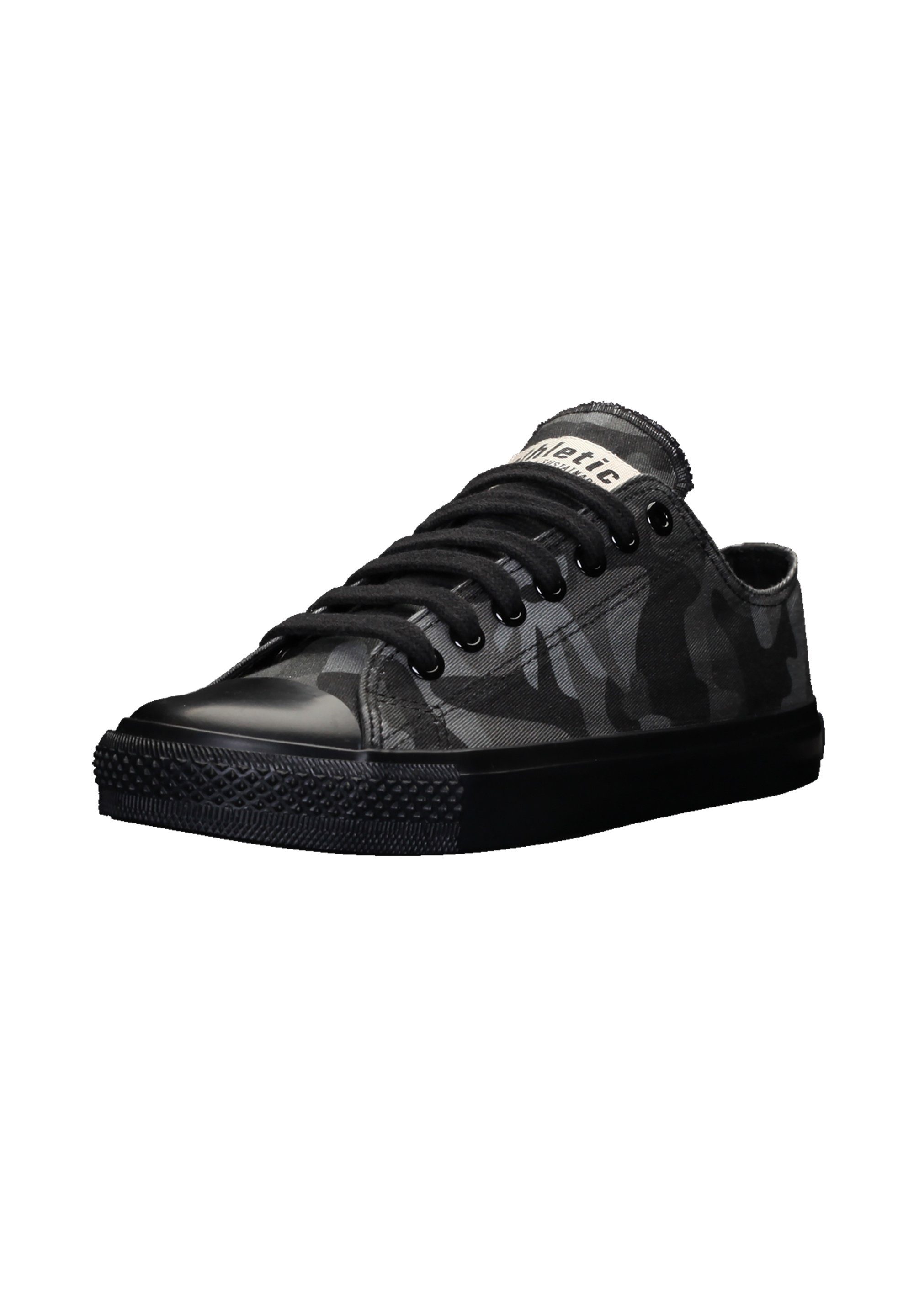 ETHLETIC Black Cap Lo Cut Sneaker Fairtrade Produkt human rights black jet black