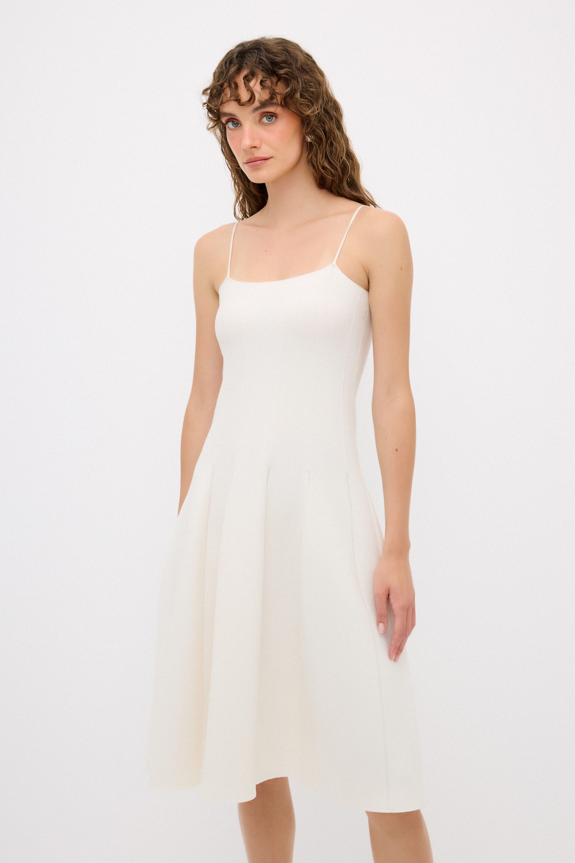 adL Cocktailkleid Trägerloses Strickkleid