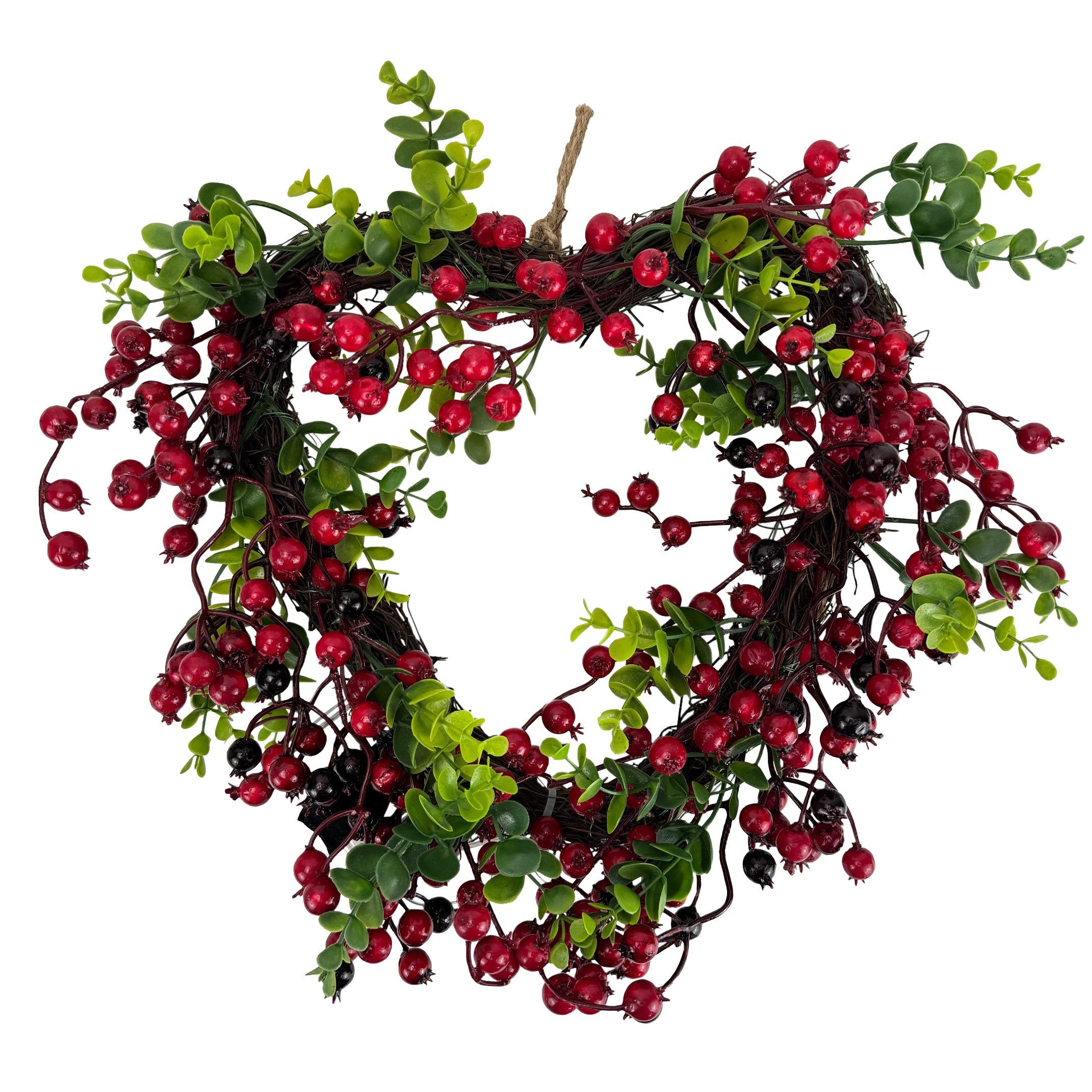 Online-Fuchs Dekokranz Türkranz mit Winterbeeren, LED-Lichterkette günstig online kaufen