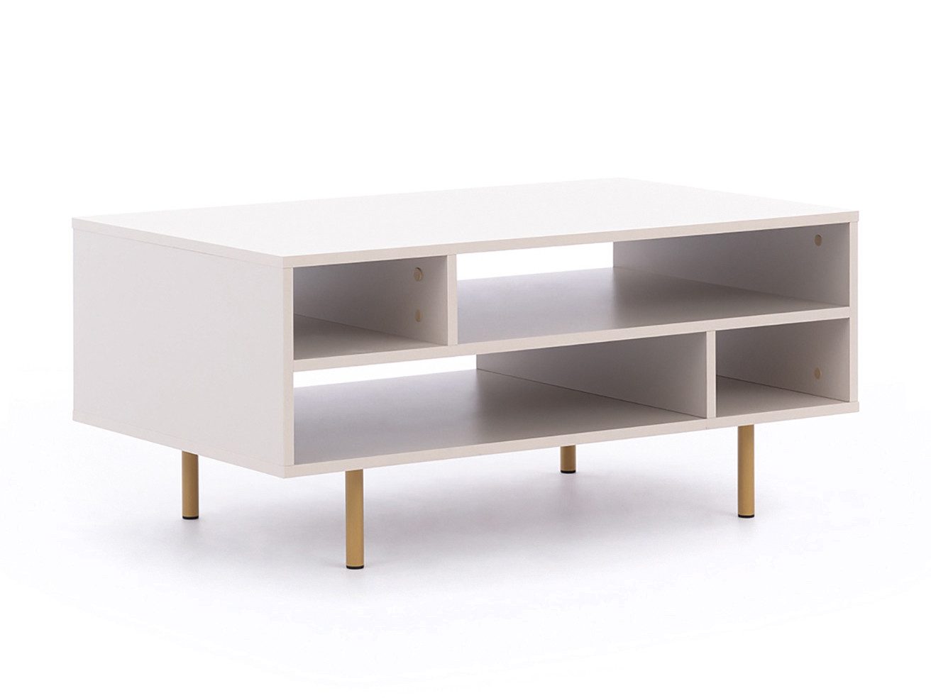 Beautysofa Couchtisch NOVELLO mit Metallfüßen, Breite 100 cm