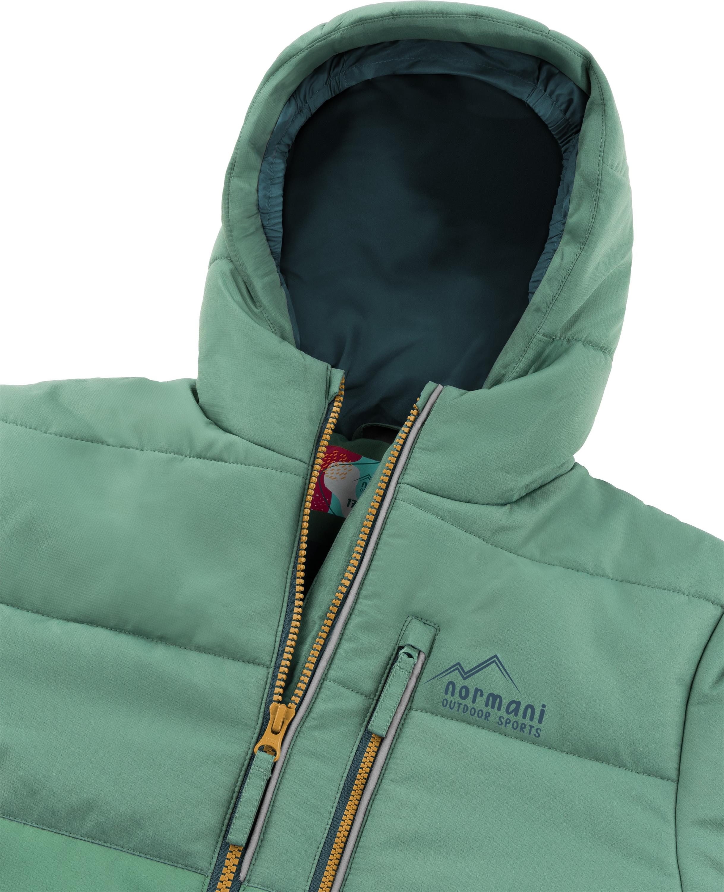 normani Winterjacke Kinder Winterjacke Yakutat Wasserdichte Steppjacke gefütterte Skijacke Thermojacke mit Schneefang