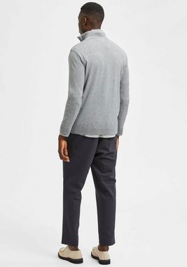 SELECTED HOMME Strickpullover SLHBERG HALF ZIP CARDIGAN NOOS