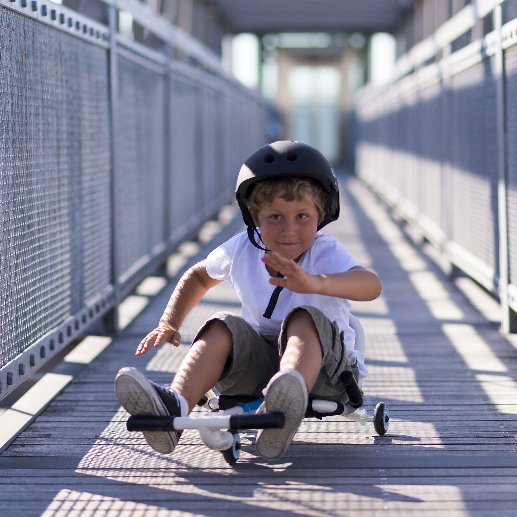Bewegungsspielzeug Kleinkinder 4 Dreirad 2 - für grün Kinderfahrzeug Jahre Mini, Dreiradscooter EzyRoller